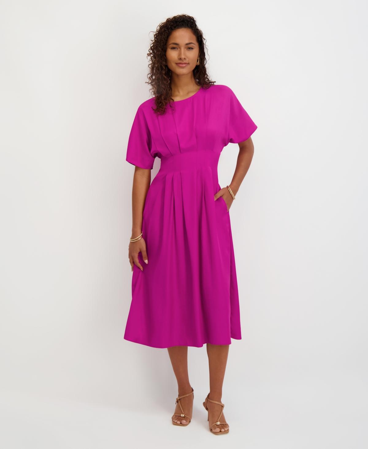 asymmetric cut out midi dress Montana