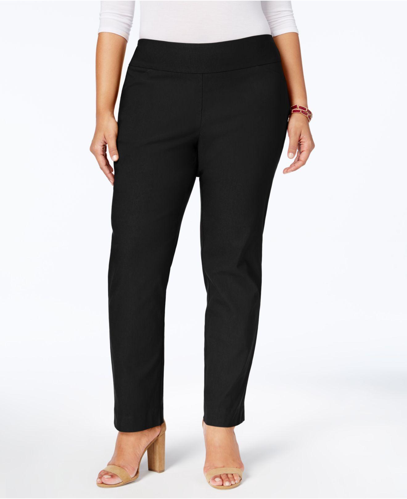 macy's pull on pants