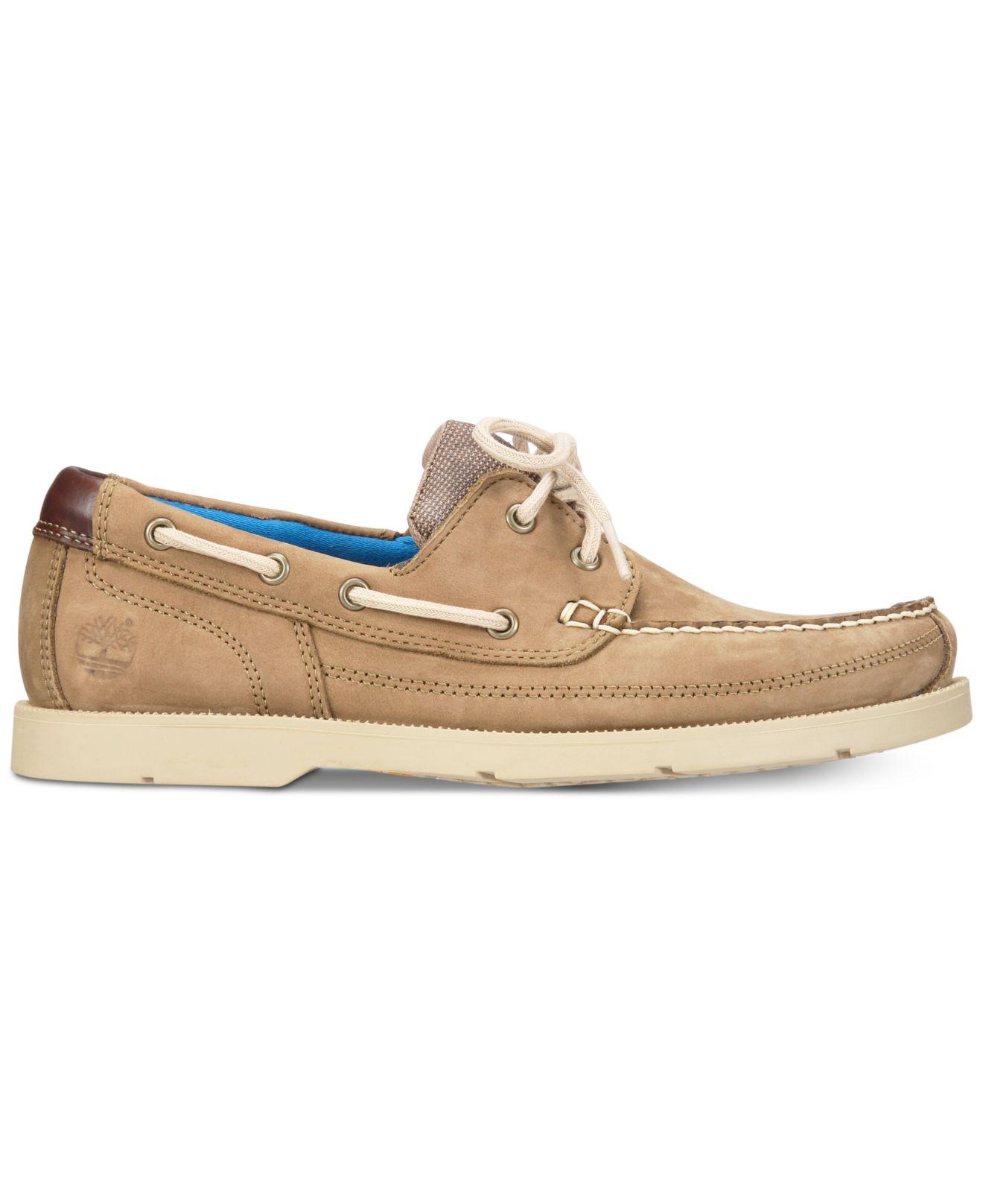 timberland men's piper cove boat shoes
