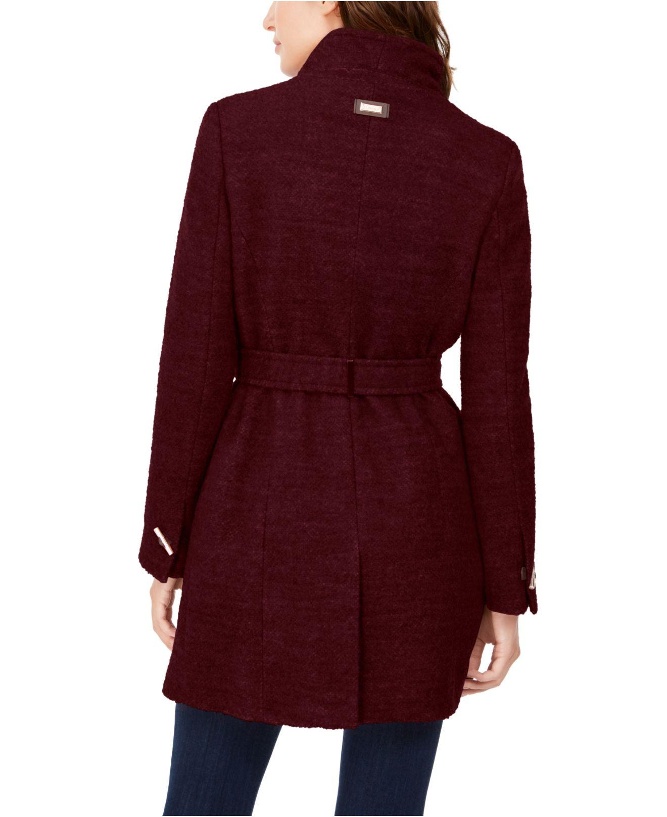 calvin klein wrap coat