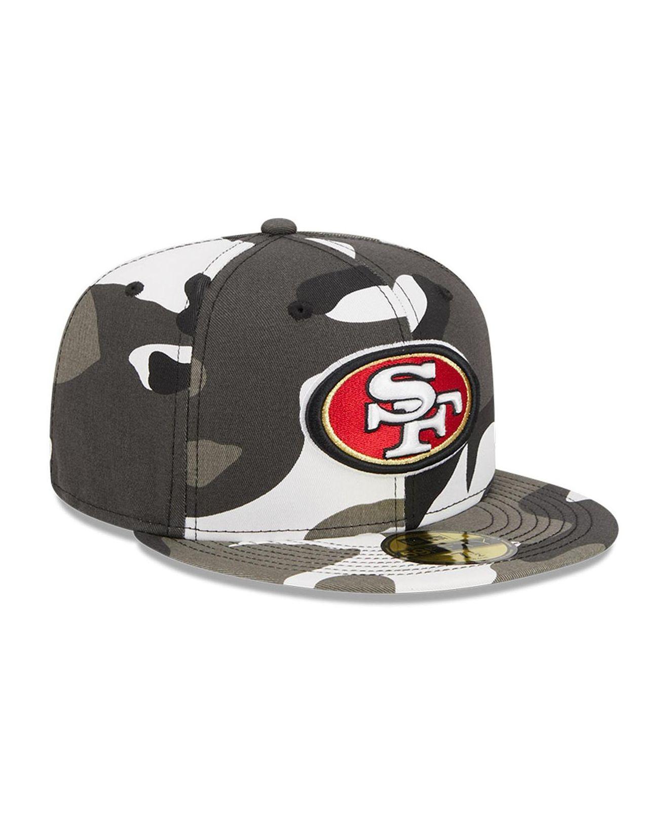 KTZ San Francisco 49ers Urban Camo 59fifty Fitted Hat for Men