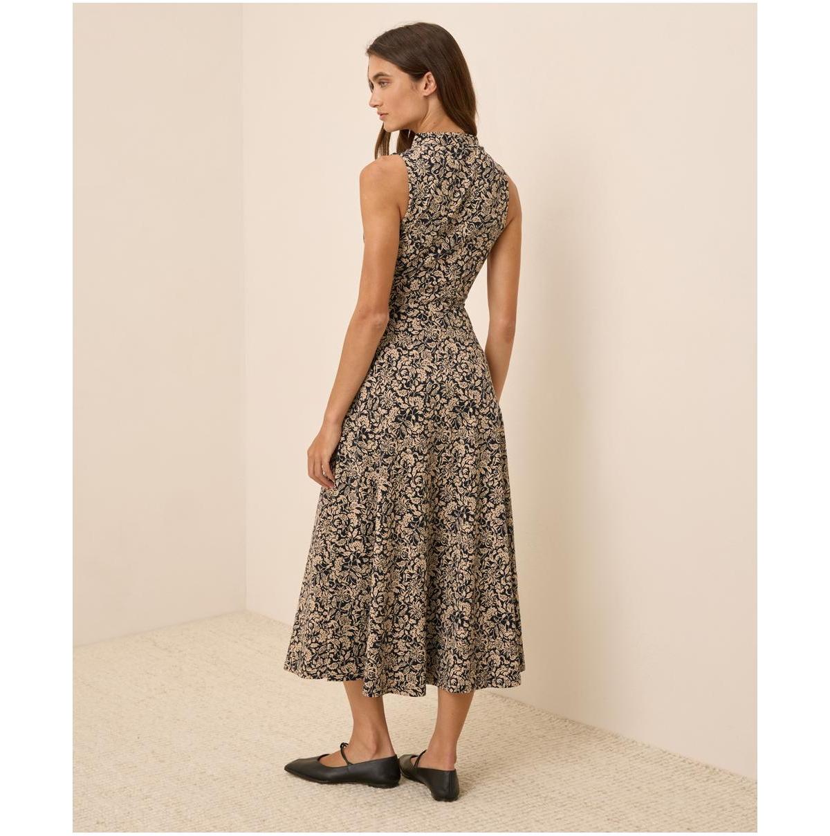 Pact Fit & Flare Cowl Neck Dress in Natural | Lyst Pact Fit & Flare Cowl Neck Dress in Natural | Lyst