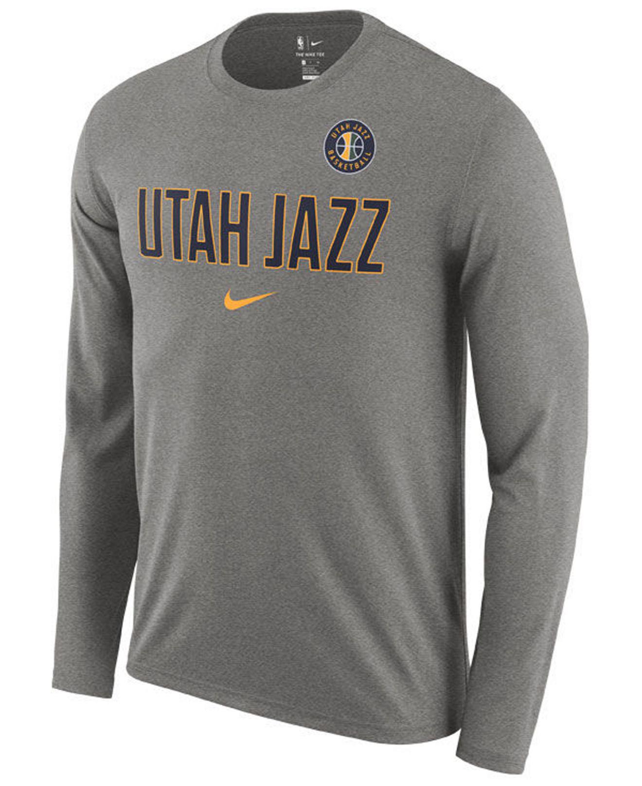 utah jazz long sleeve shirt