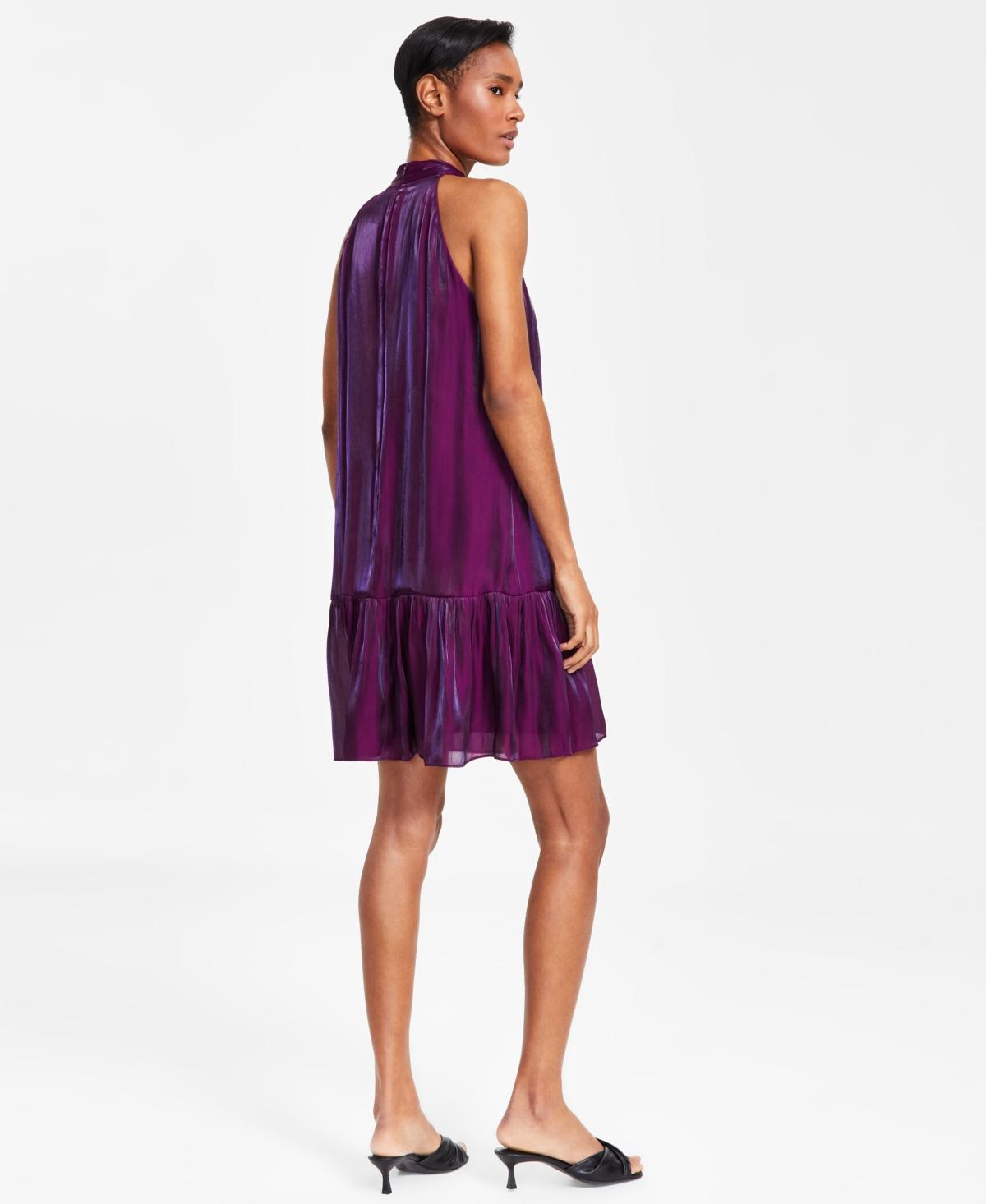 Anne klein purple dress new arrivals