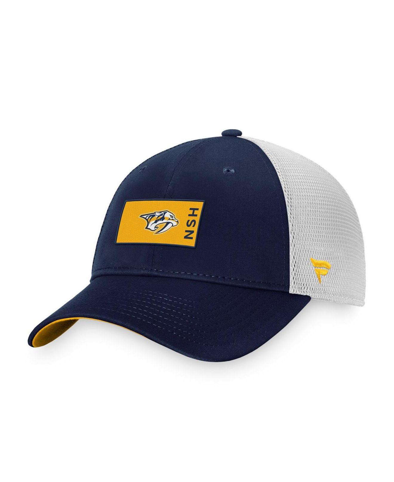 Fanatics Branded Navy Nashville Predators Authentic Pro Rink Trucker