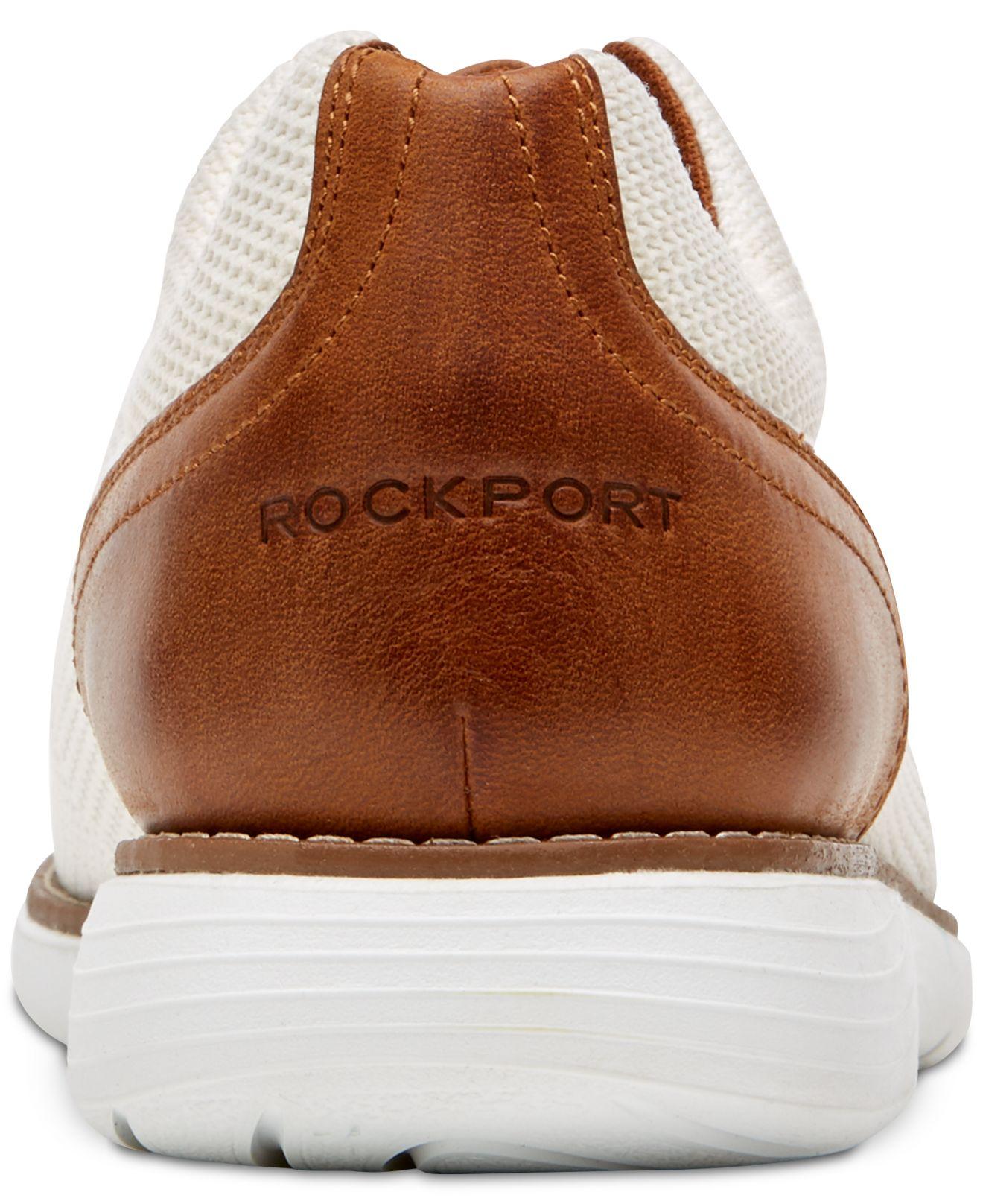 rockport garett mesh lace up