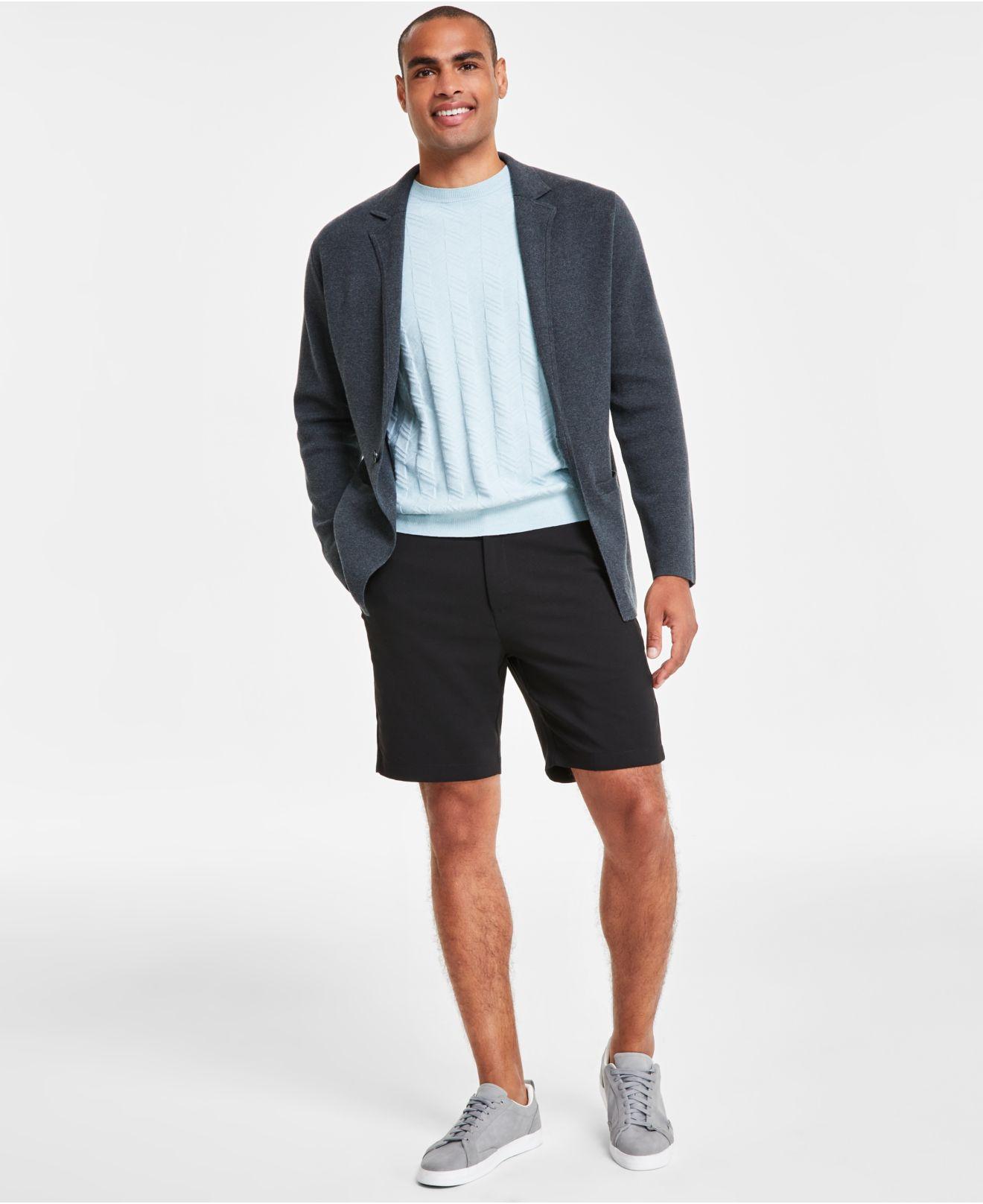 Alfani Cardigan, T-shirt & Performance Shorts, Created For Macy's in Blue  for Men | Lyst