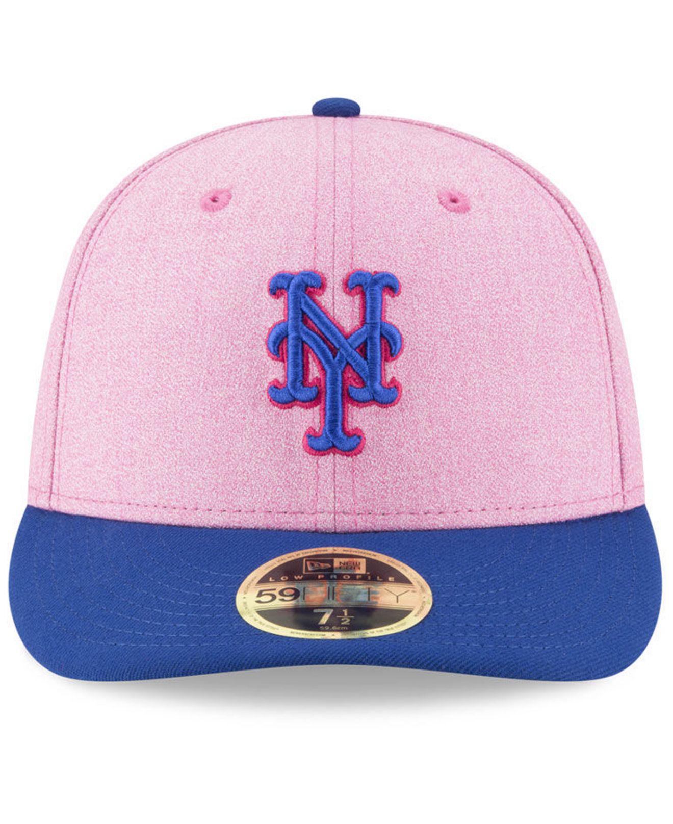 KTZ New York Mets Mothers Day Low Profile 59fifty Fitted Cap in