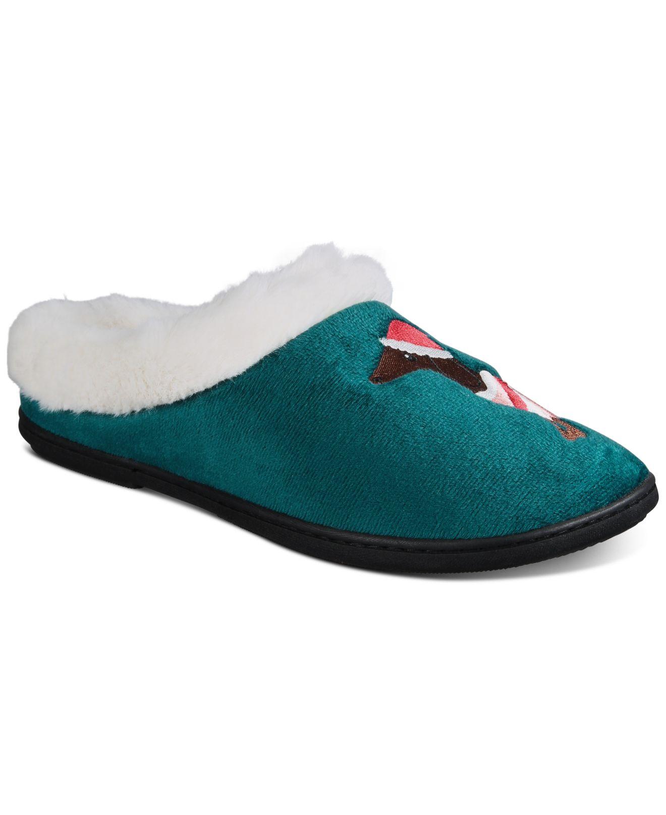 Charter Club Holiday Dachshund Hoodback Slippers, Created For Macy's in  Blue | Lyst