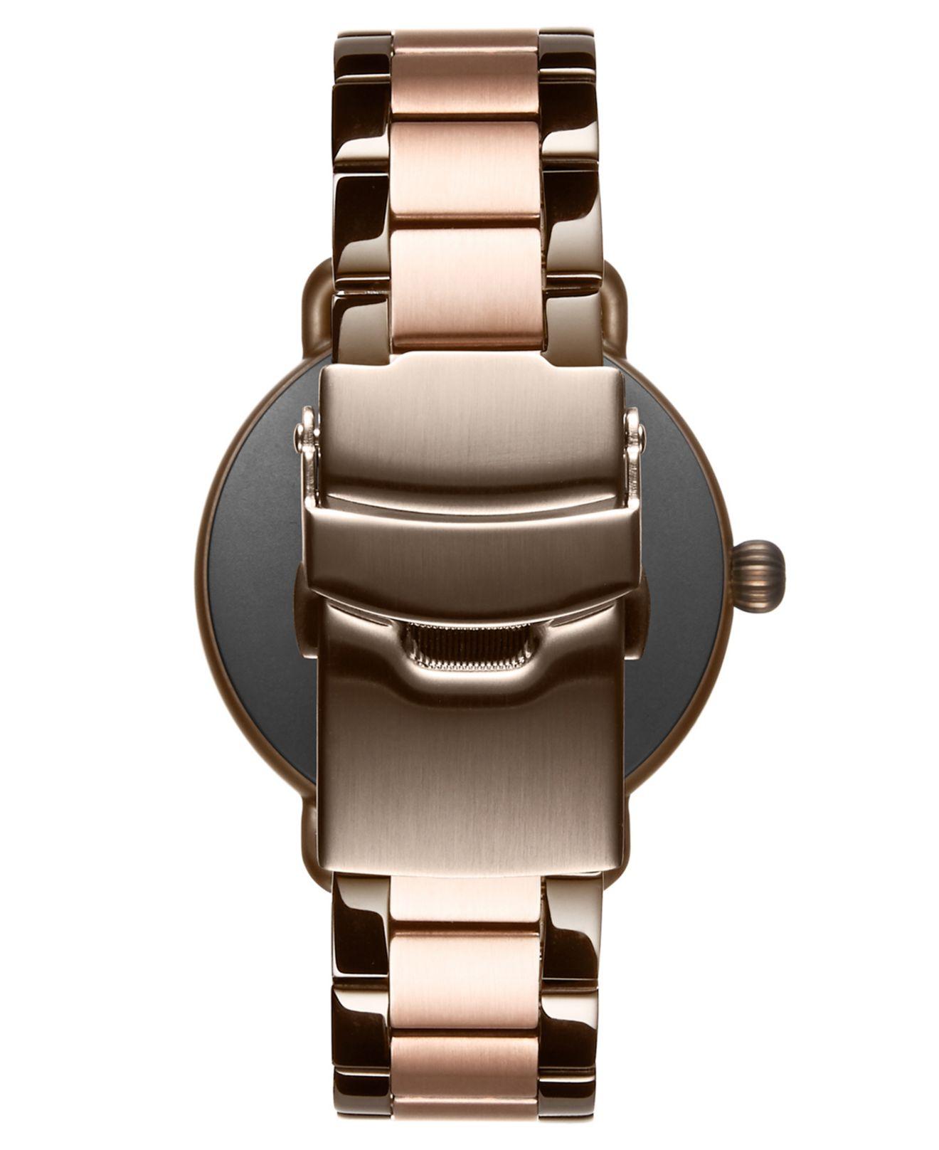 MVMT Bloom Two-tone Stainless Steel Bracelet Watch 36mm | Lyst