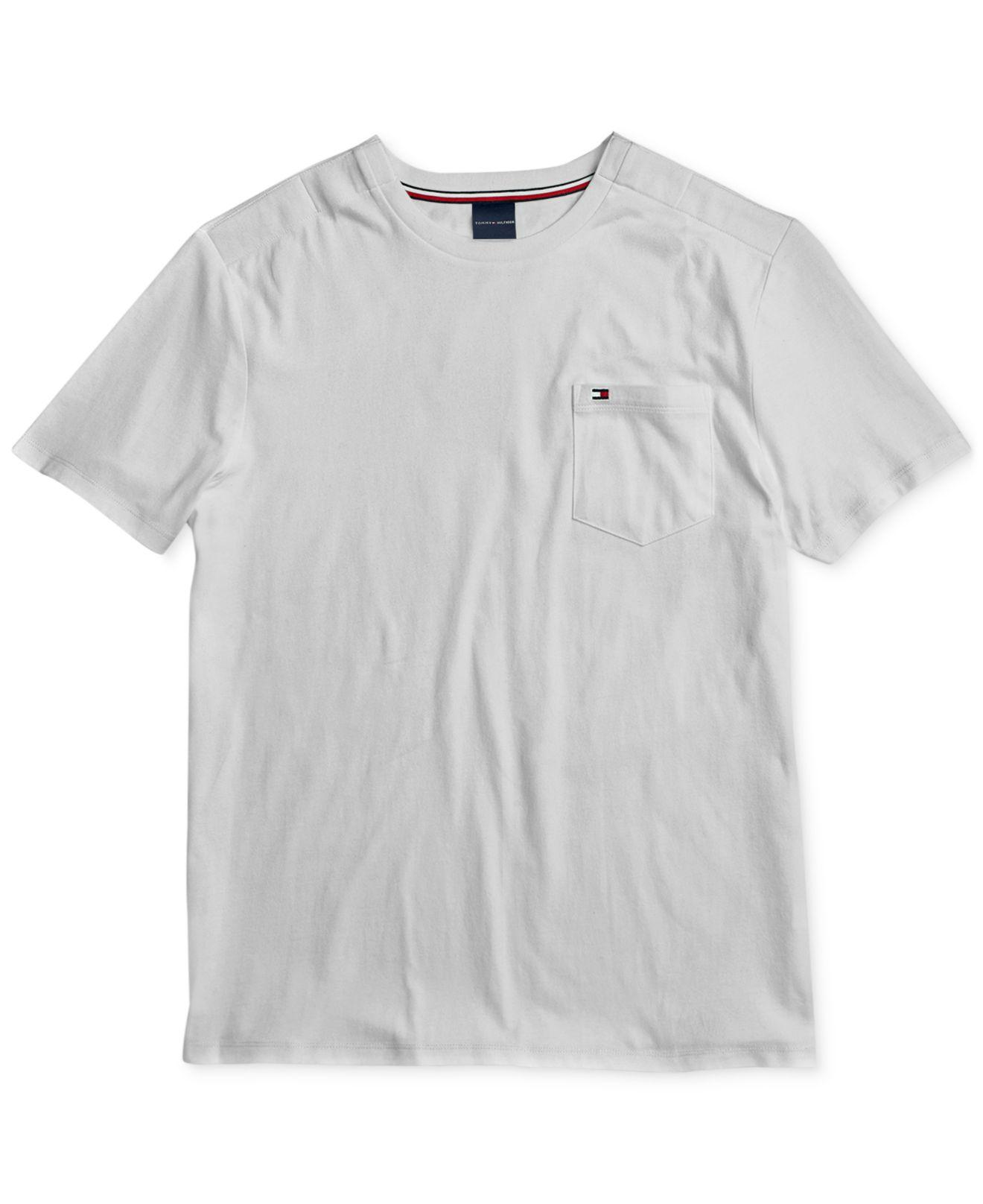 Tommy Hilfiger T-shirt With Magnetic Buttons in Gray for Men - Lyst