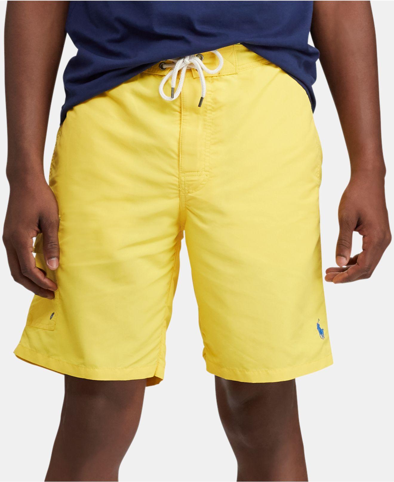 macys polo swim trunks