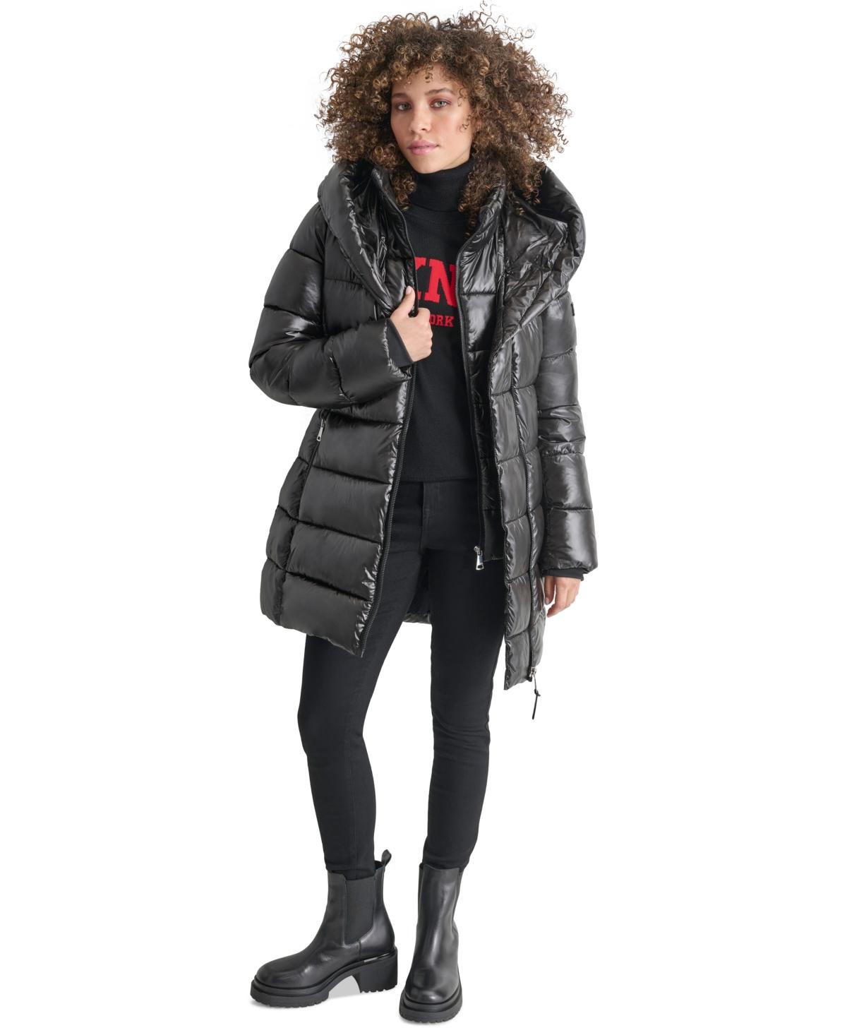 Amazon.com: DKNY Women's Shawl Collar Wool Coat, Camel, X
