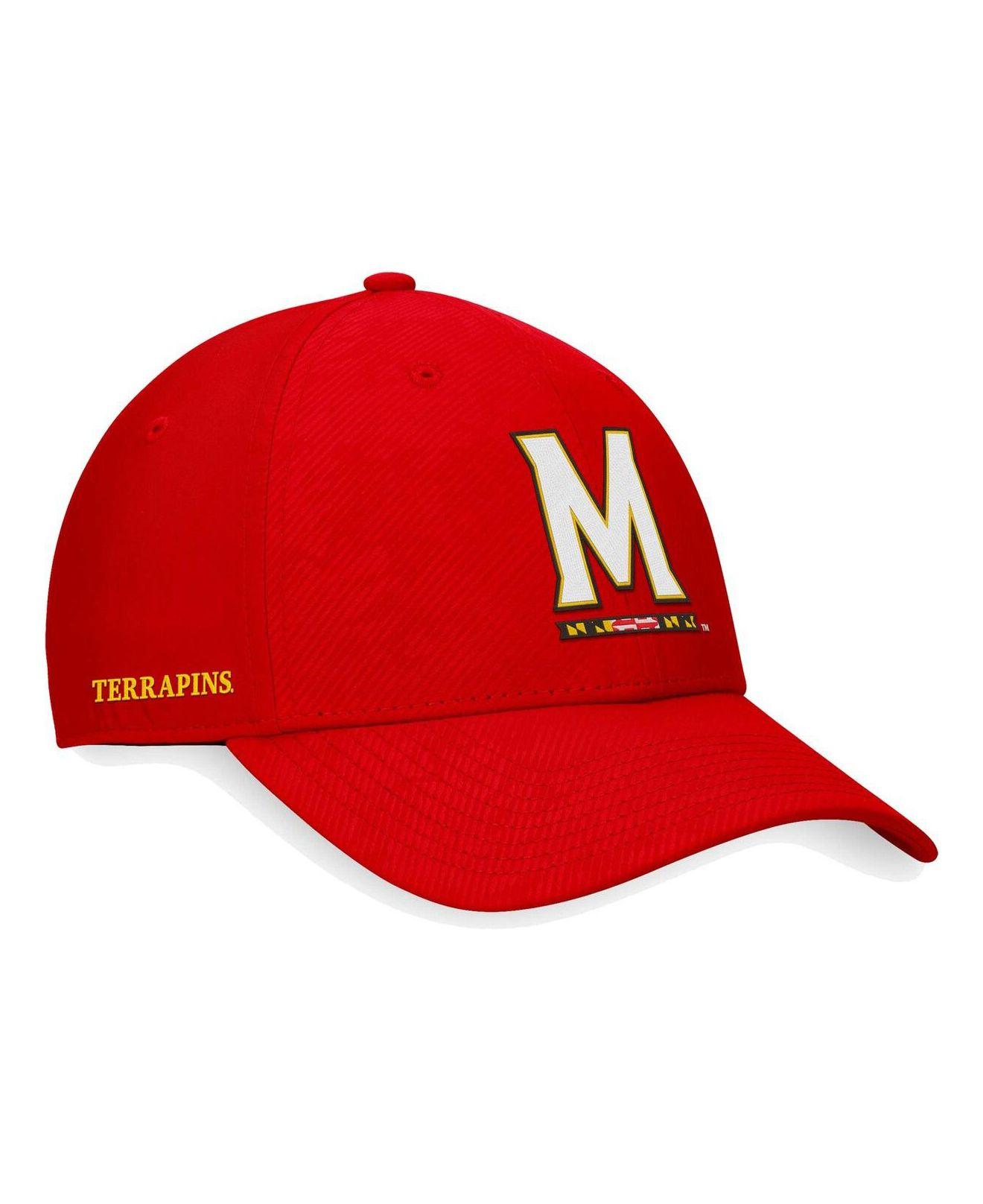 Men's Top of The World Red Louisville Cardinals Slice Adjustable Hat