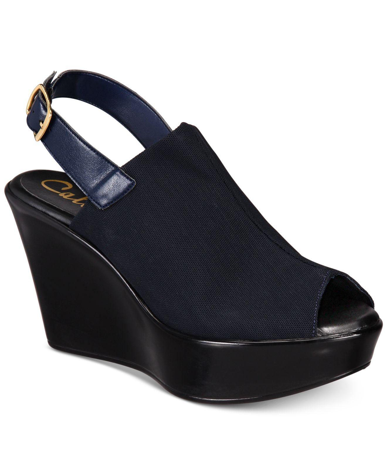 Callisto Breakdown Platform Wedge Sandals, Created For