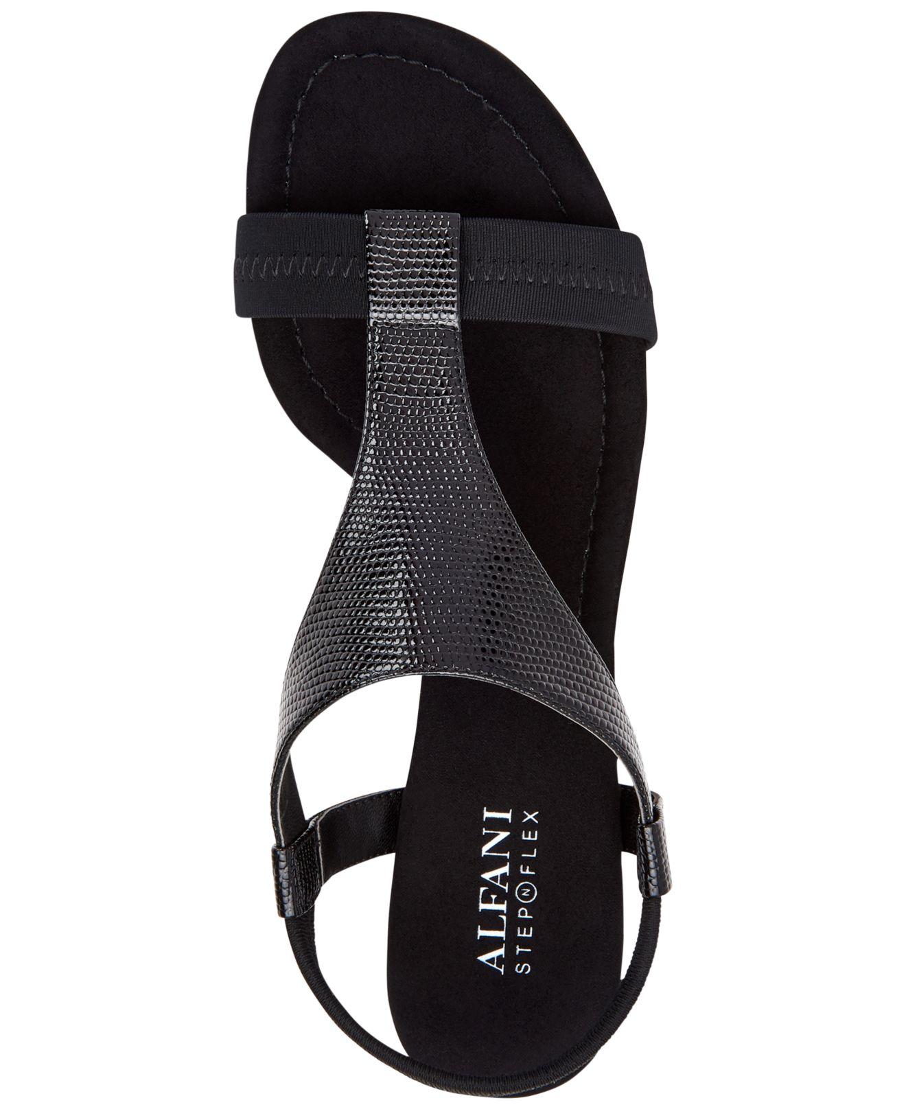 alfani black sandals