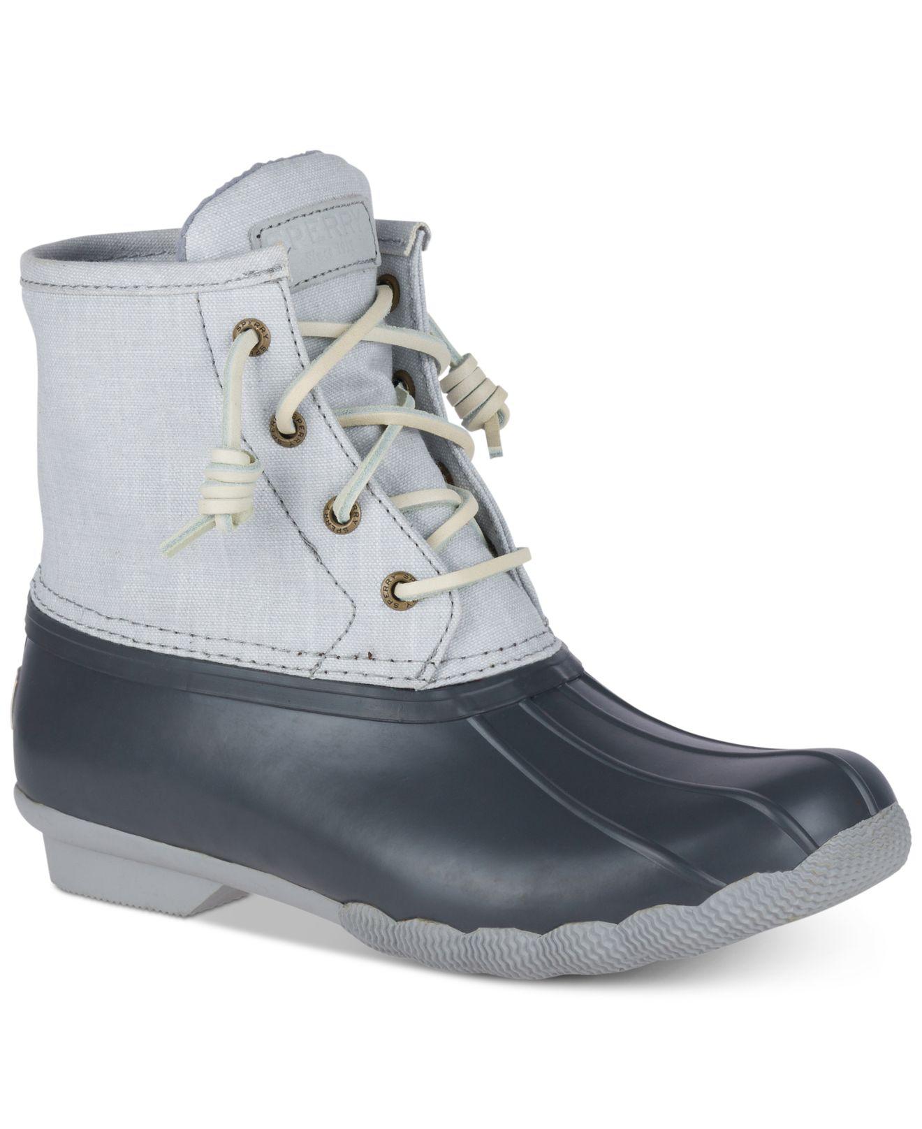 sperry salt water duck booties