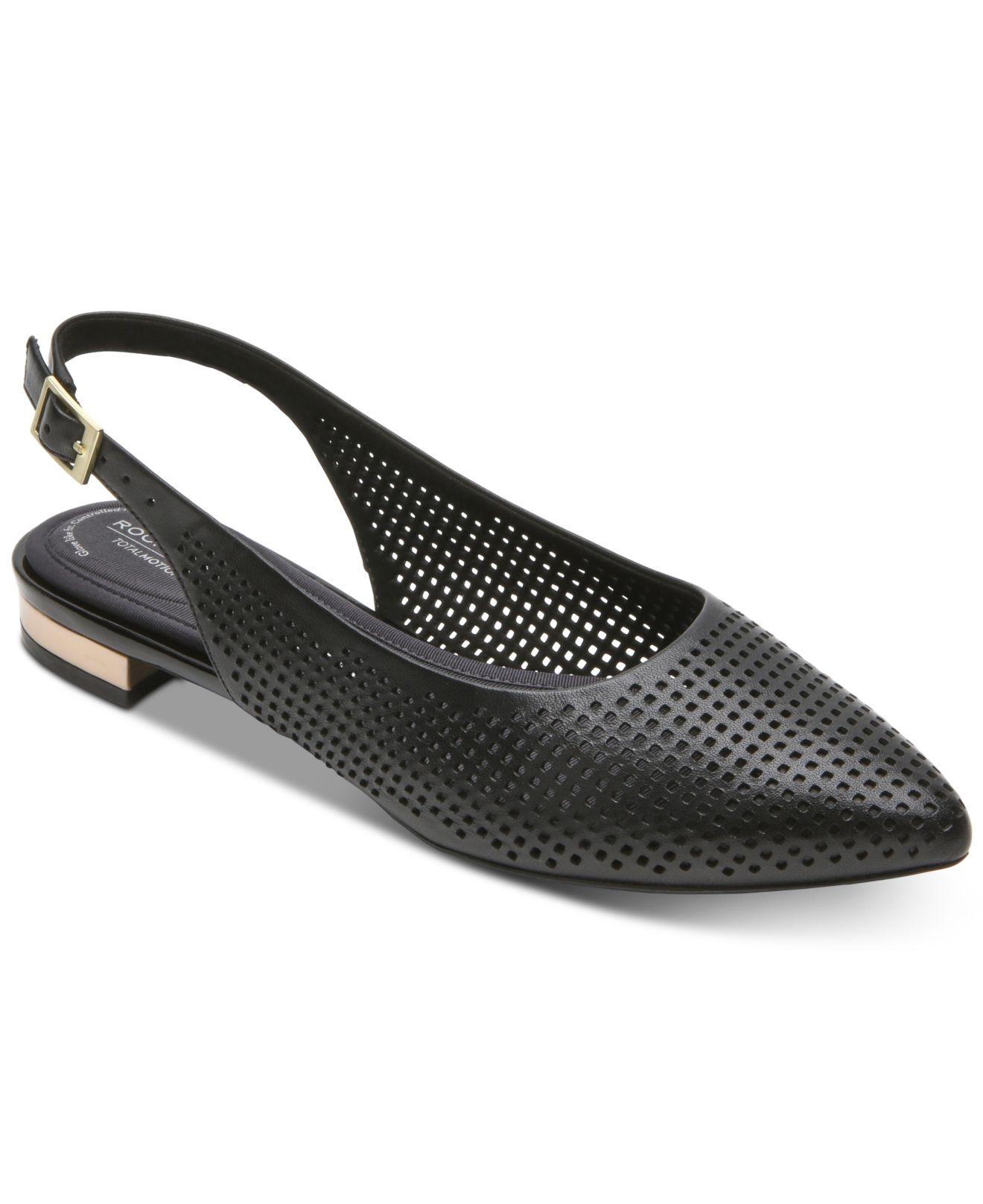 rockport black flats