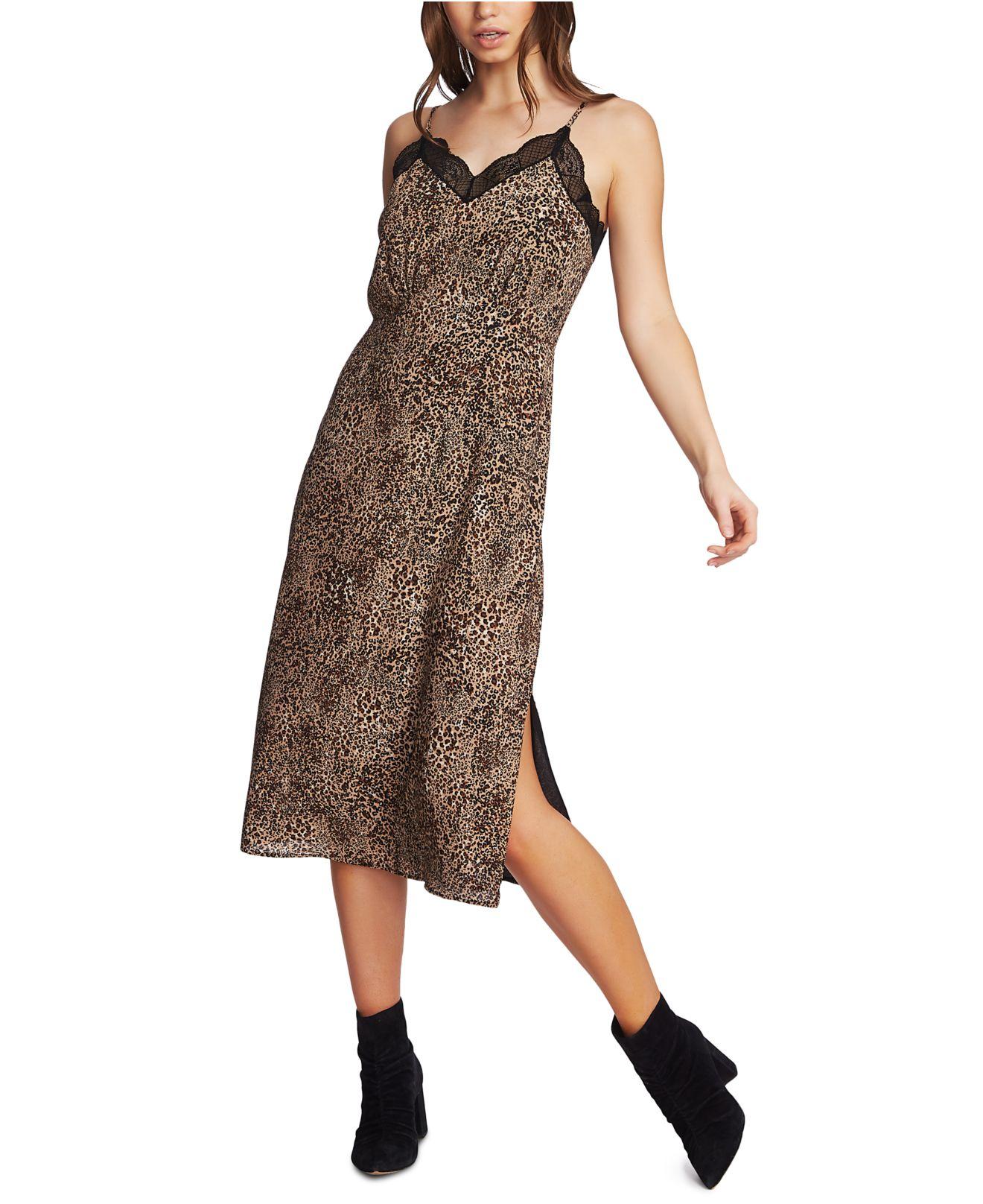 1 state leopard dress Clearance