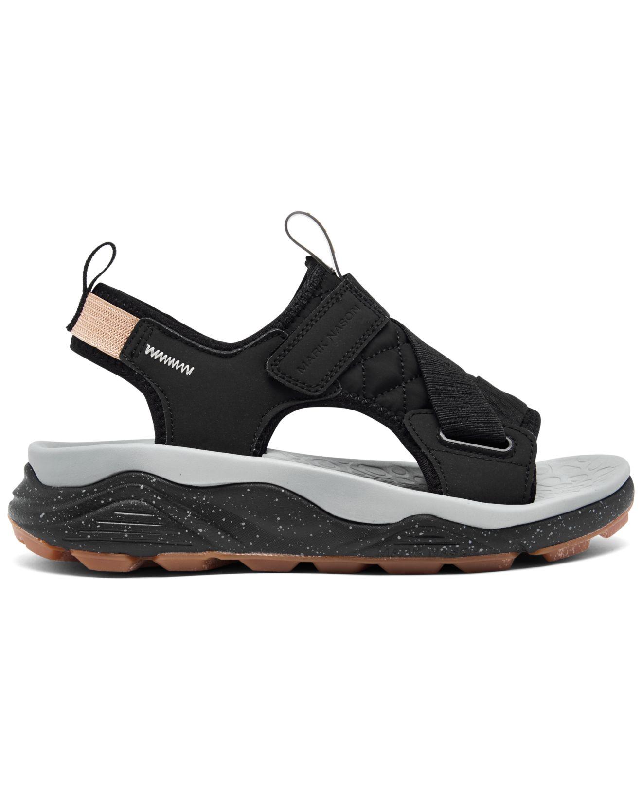 Skechers Leather Runyon - Lumi Hiking Sandals From Finish Line in Black |  Lyst