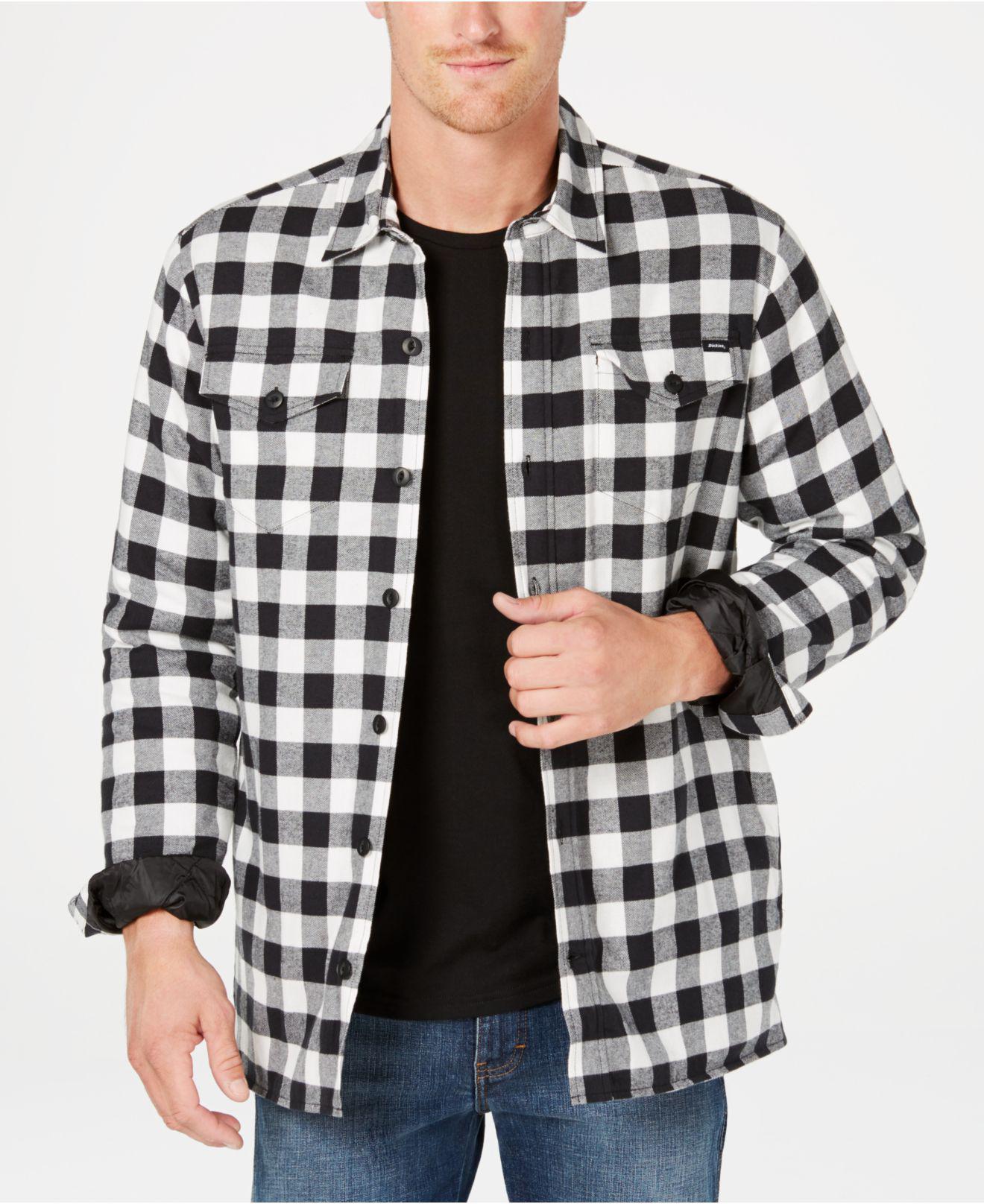 fleece lined plaid jacket