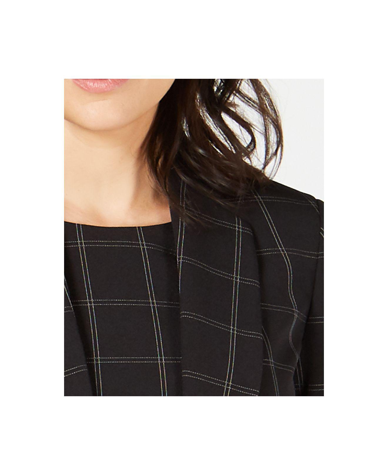 kasper plaid jacket
