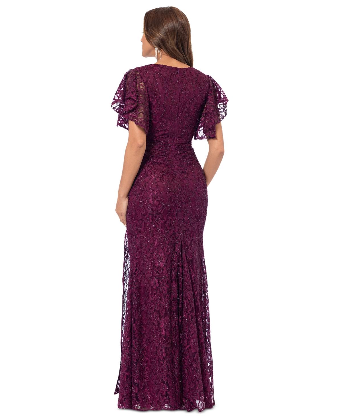 Betsy and adam wine dress sales