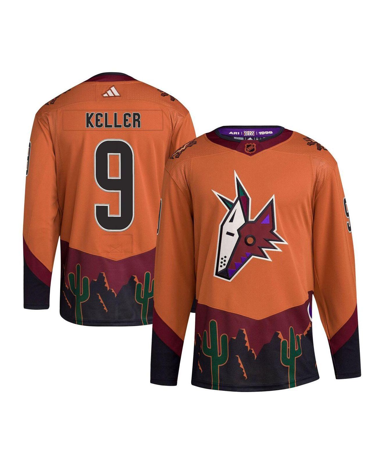 adidas Clayton Keller Burnt Orange Arizona Coyotes Reverse Retro 2.0 ...