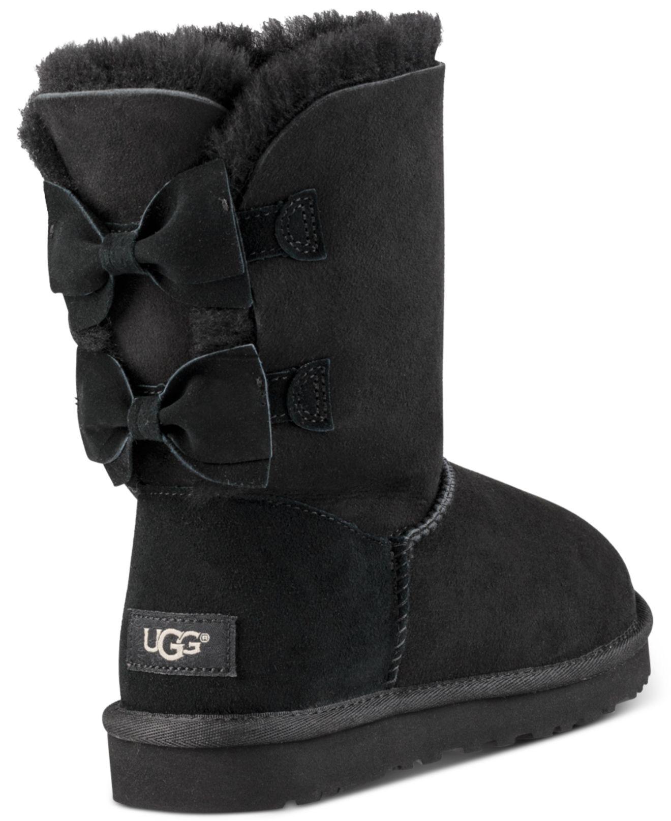 macy's uggs black