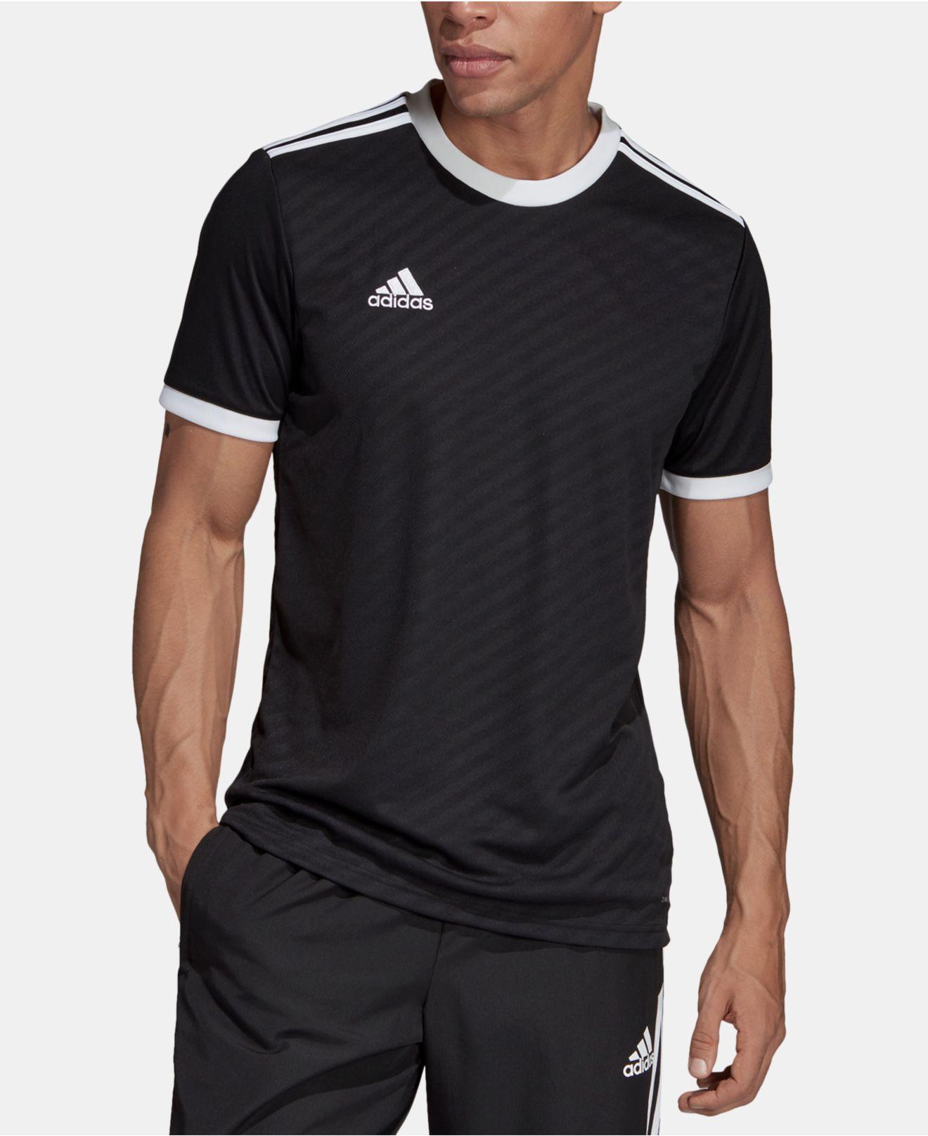 black adidas soccer jersey