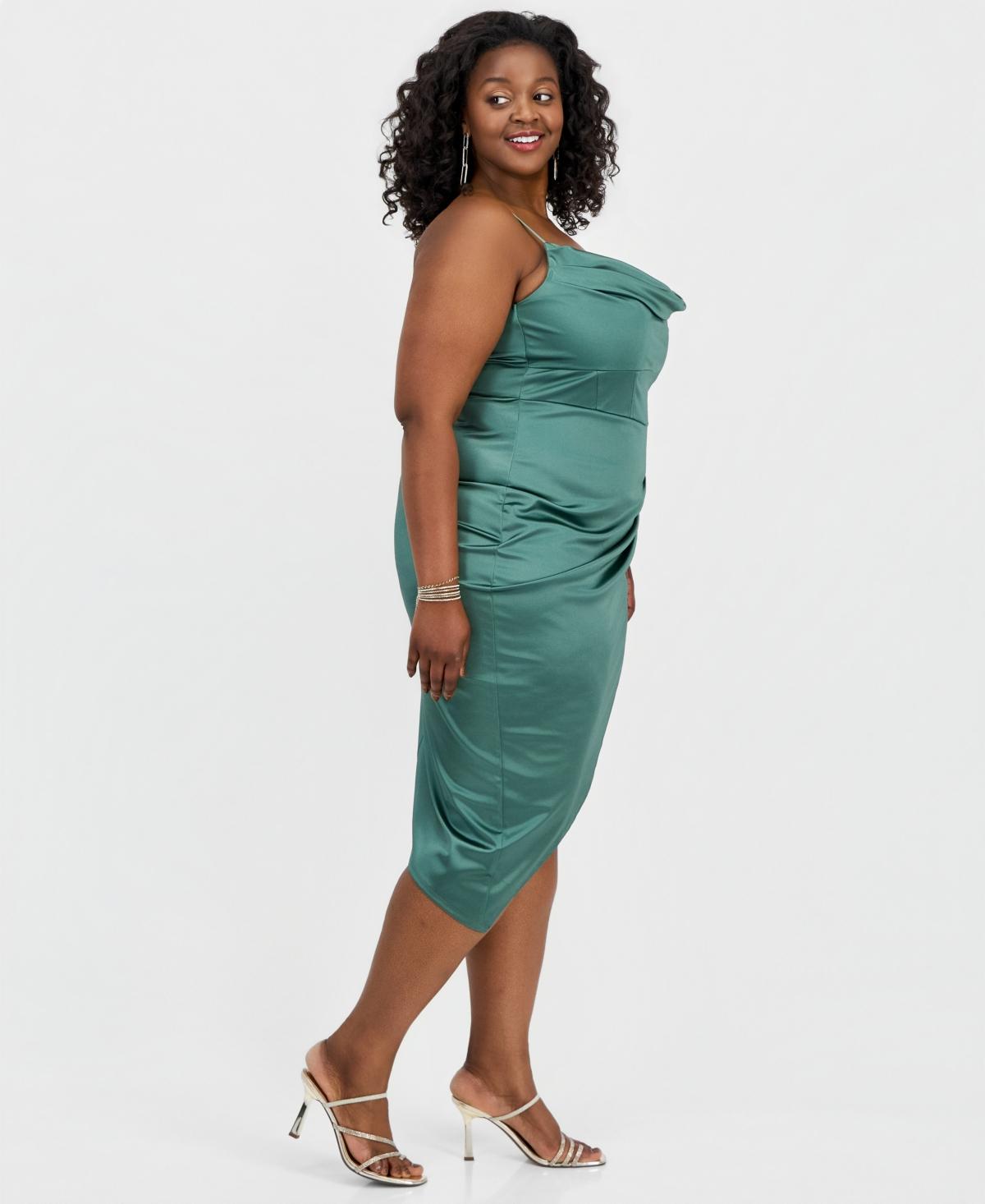 emerald sundae dress Emerald Sundae Halter Floral Satin Dress at Dry Goods