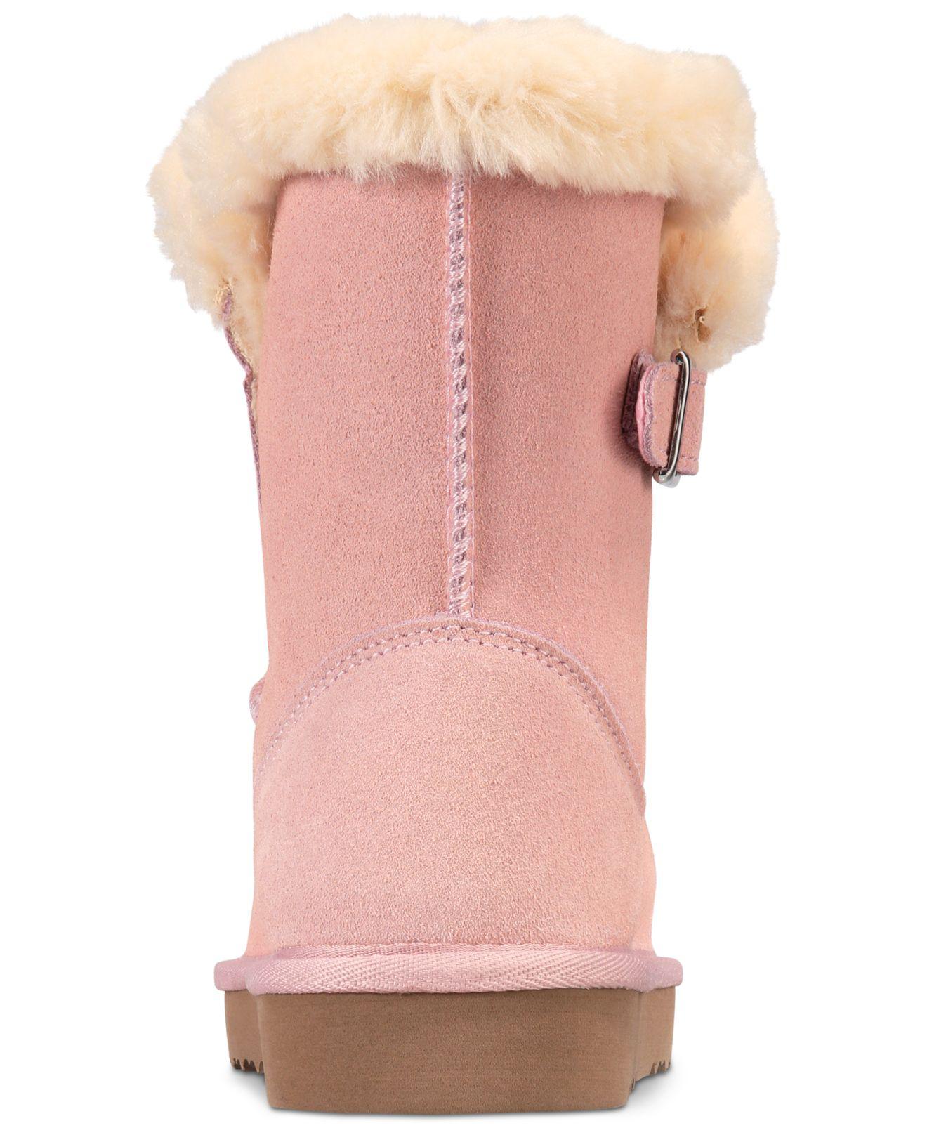 macys pink boots