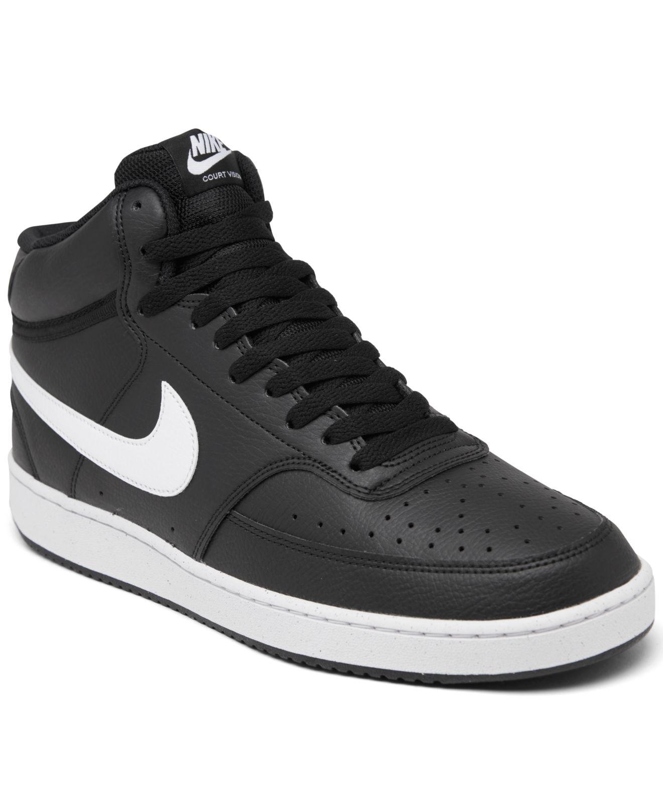 Nike Court Vision Mid Next Nature Casual Sneakers From Finish Line in ...