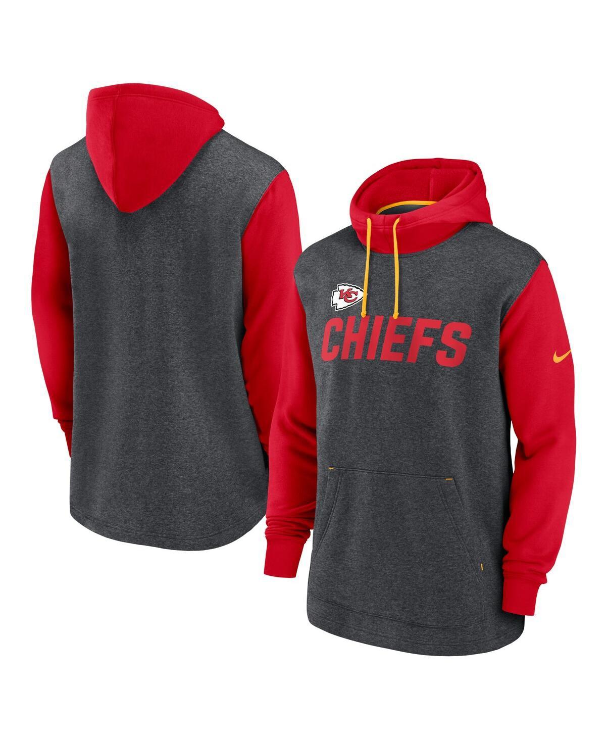 Nike Men's Kansas City Chiefs 2-Tone Grey Surrey Hoodie