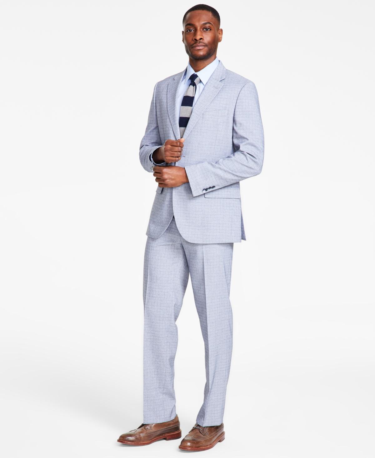 Nautica Suits Nautica Men's Modern-Fit Stretch Cotton Solid Suit
