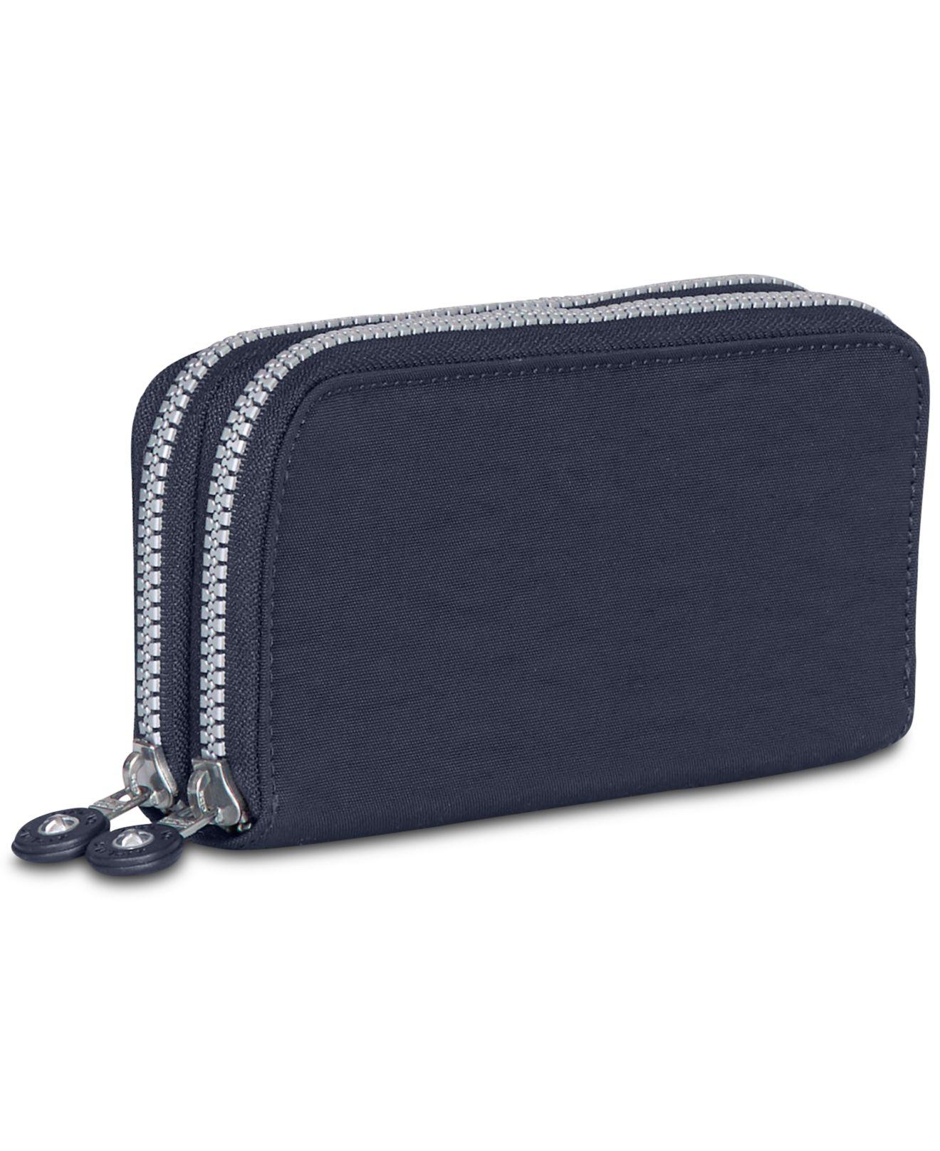 Kipling Uzario Zip Around Wallet in Blue | Lyst