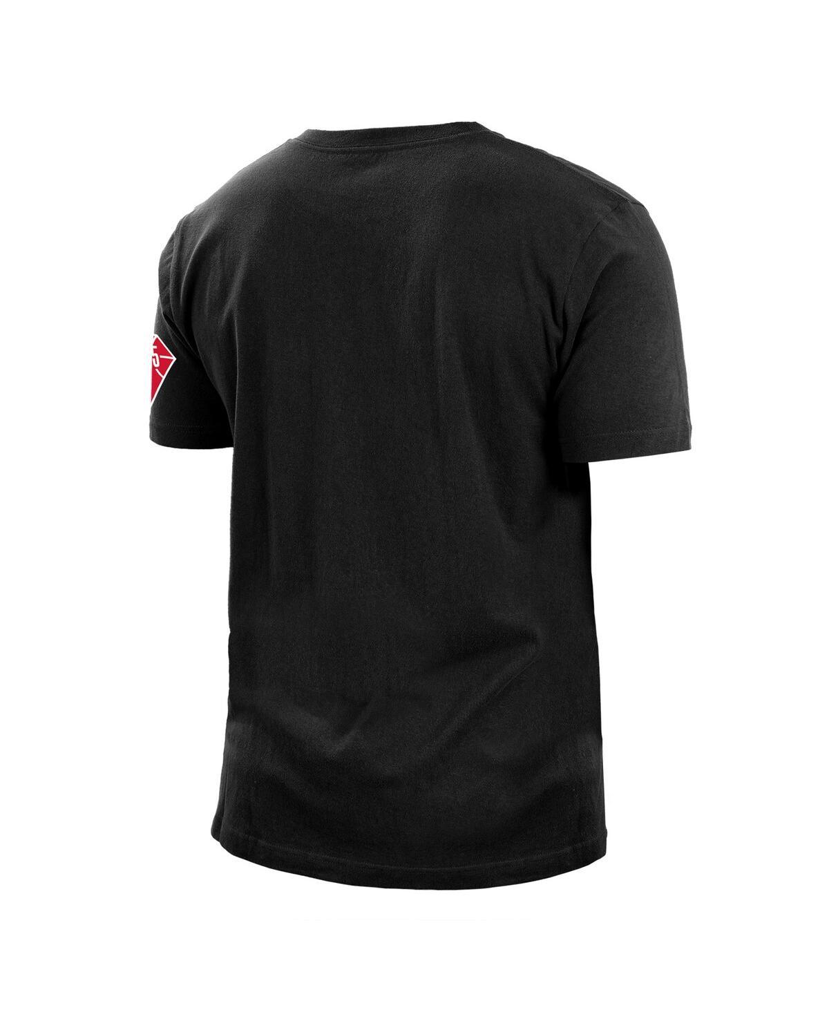 Men's New Era Black Atlanta Hawks 2022/23 City Edition Elite Pack T-Shirt Size: Large