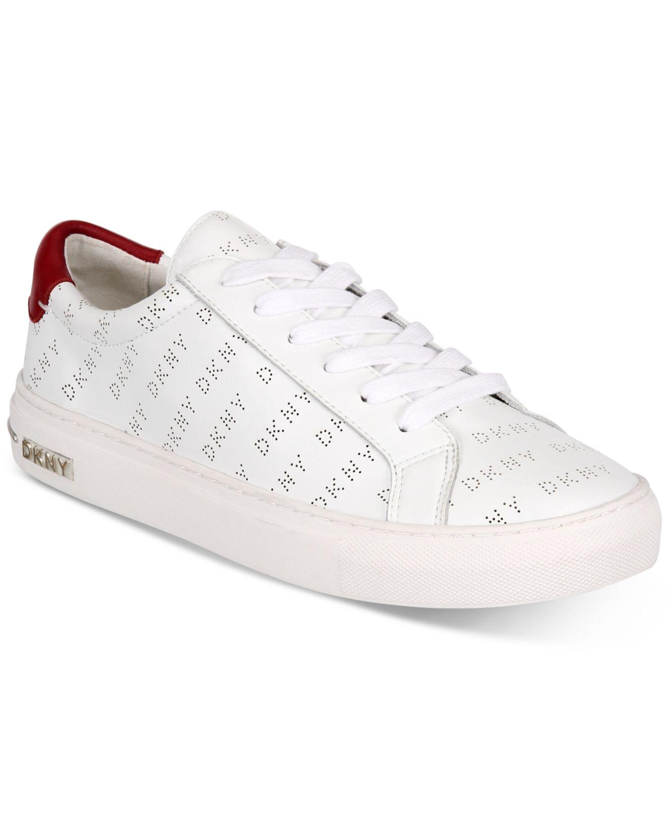 white dkny sneakers