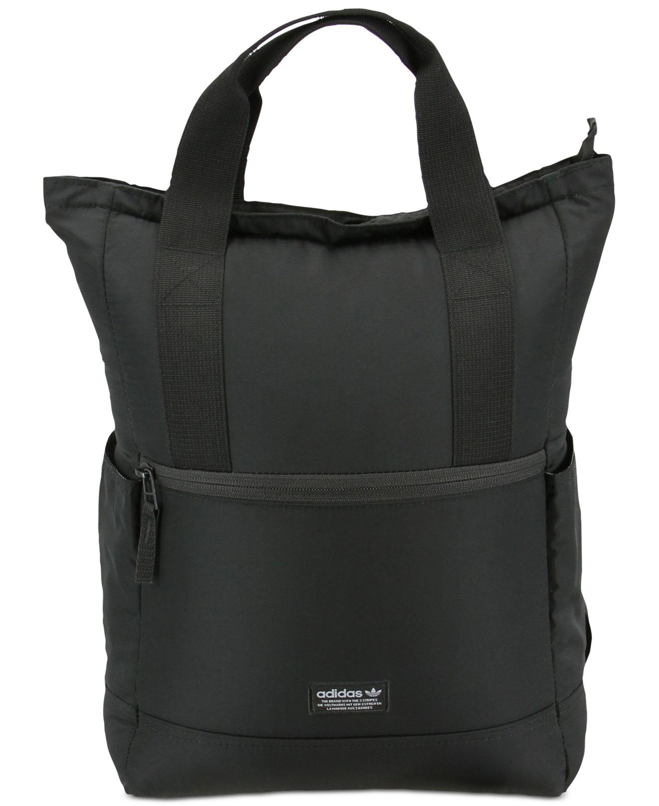 adidas Synthetic Originals Tote Pack Ii Backpack in Black - Lyst