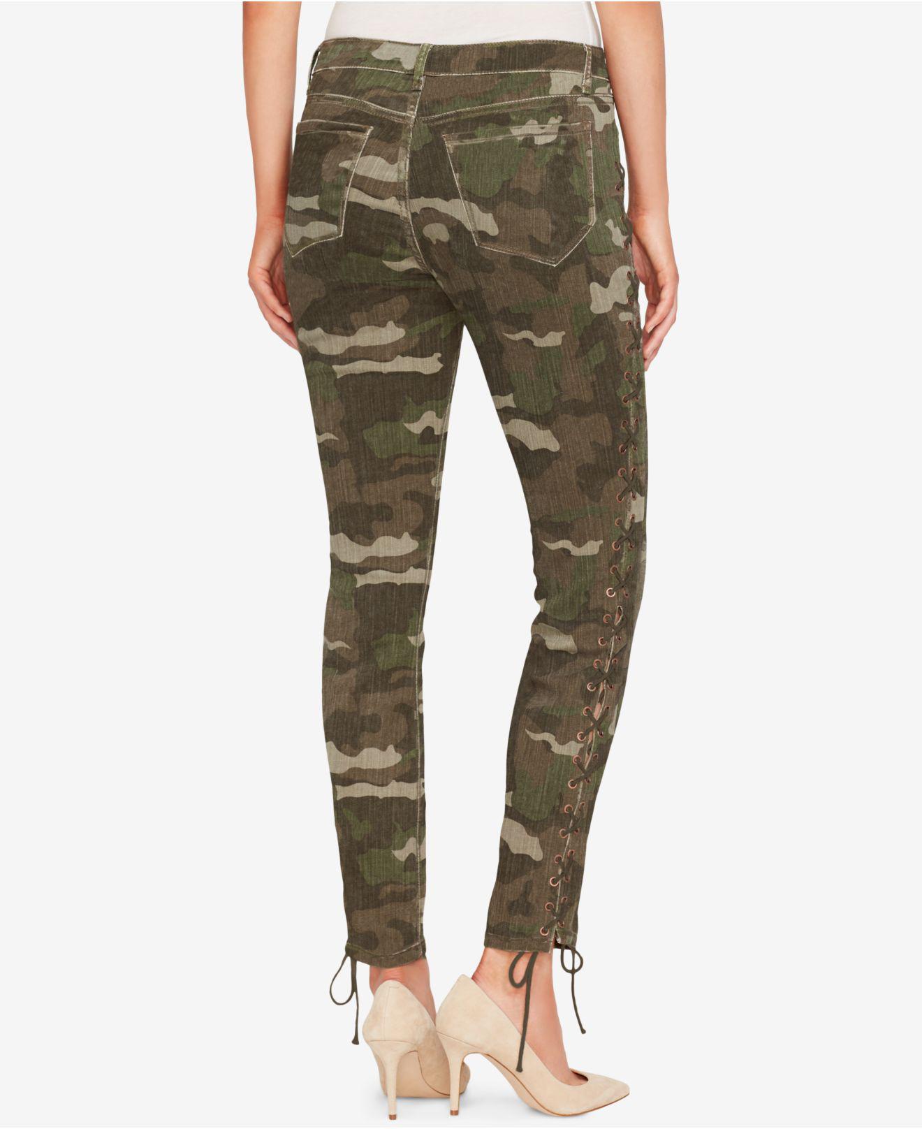 william rast camo jeans