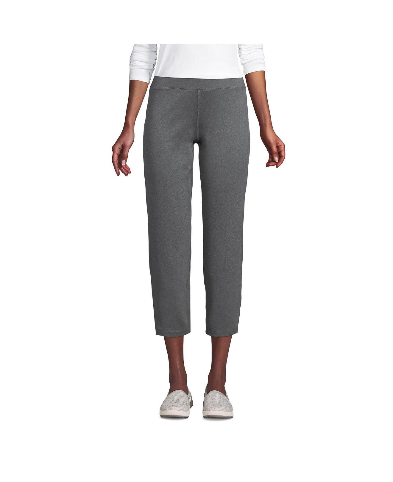 Lands' End Tall Active Crop Yoga Pants in Blue Lyst