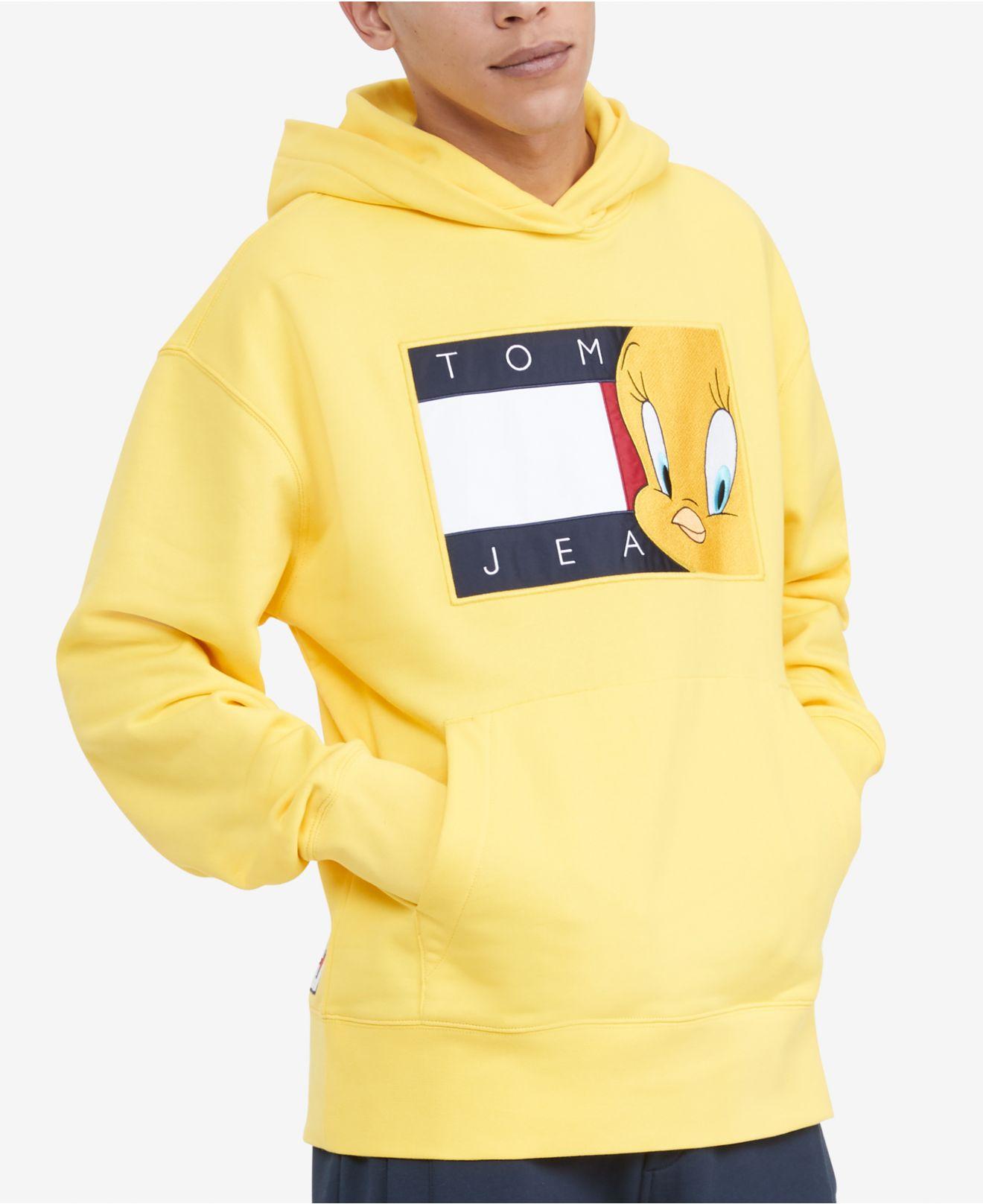 Tommy Hilfiger Space Jam: A New Legacy X Tommy Jeans Tommy Jeans Looney  Tunes Flag Popover Hoodie in Yellow for Men | Lyst