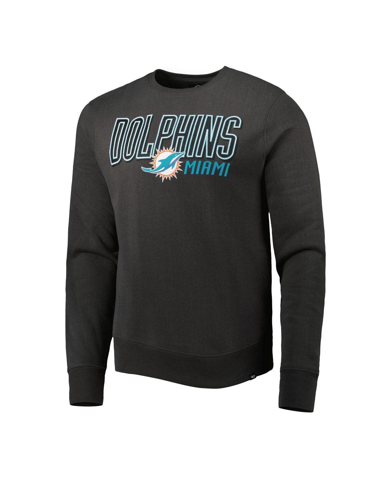 Men's Nike Heathered Gray Miami Dolphins Fan Gear Historic