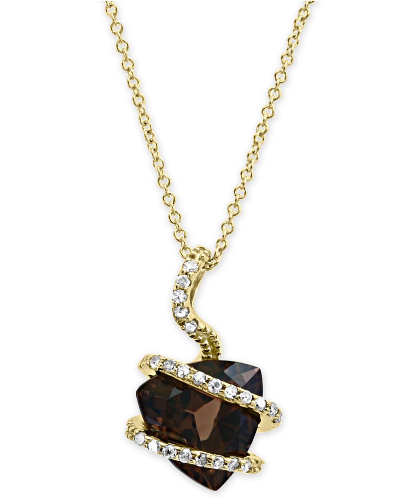 Effy Collection Effy® Smoky Quartz (3-1/3 Ct. T.w ...