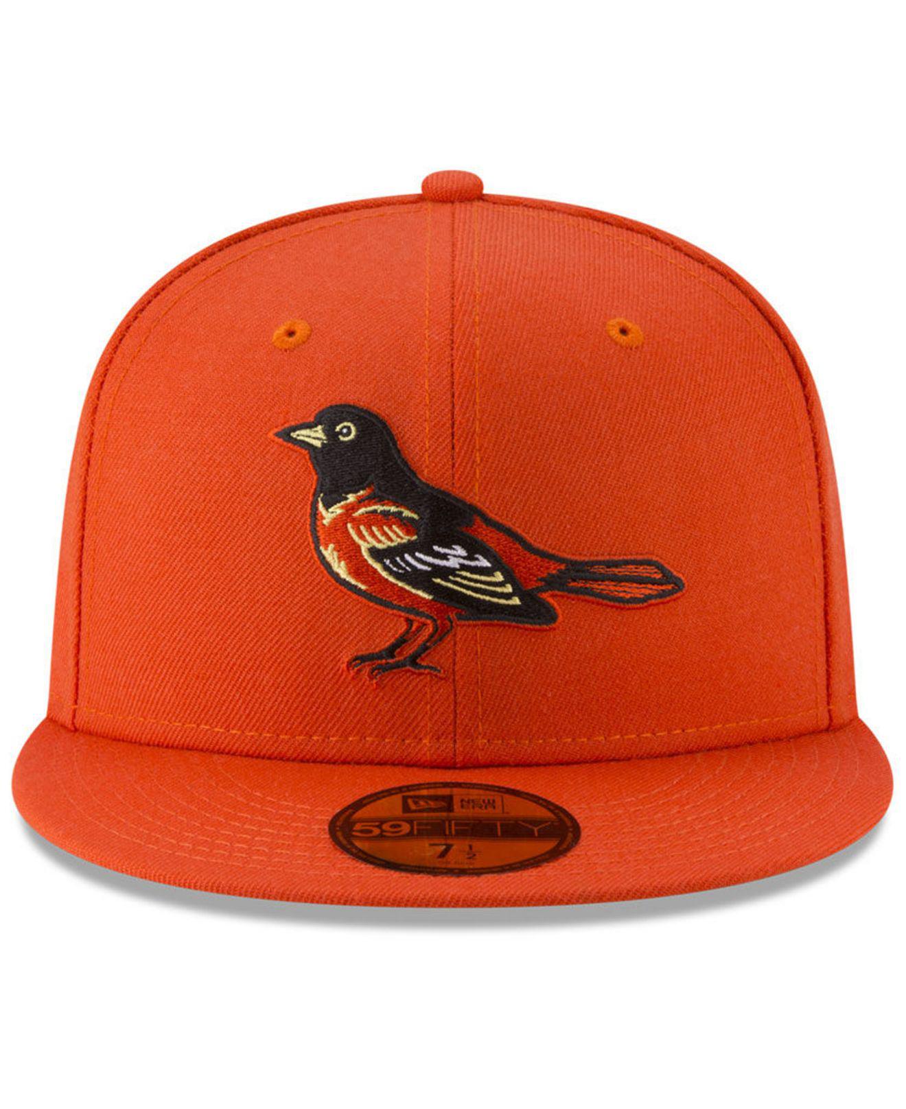 KTZ Baltimore Orioles Batting Practice Wool Flip 59fifty Fitted 