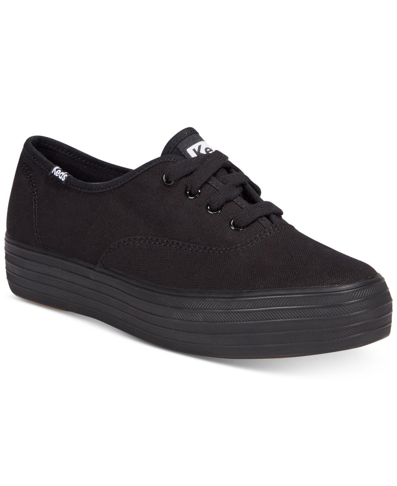 keds black triple decker