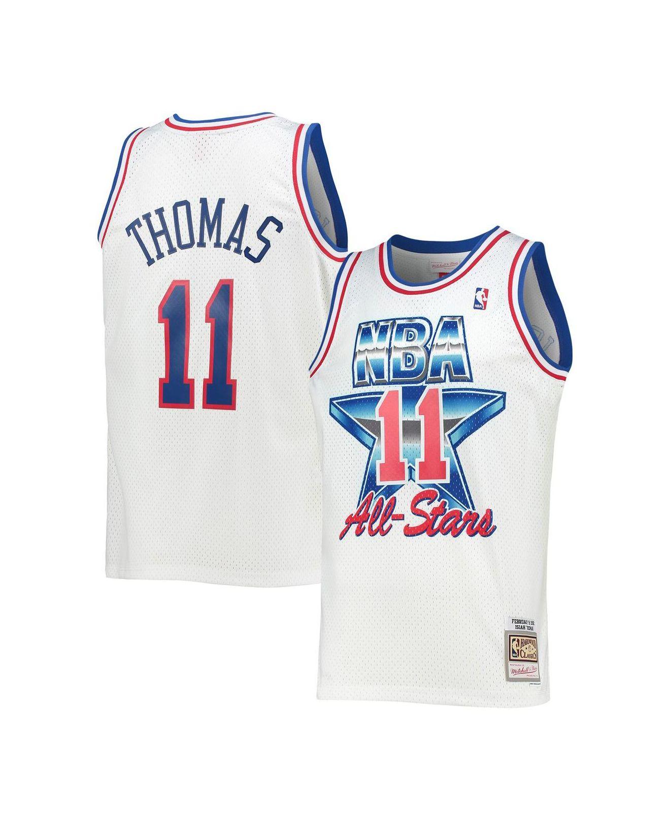 Mitchell & Ness Synthetic Isiah Thomas White Eastern Conference