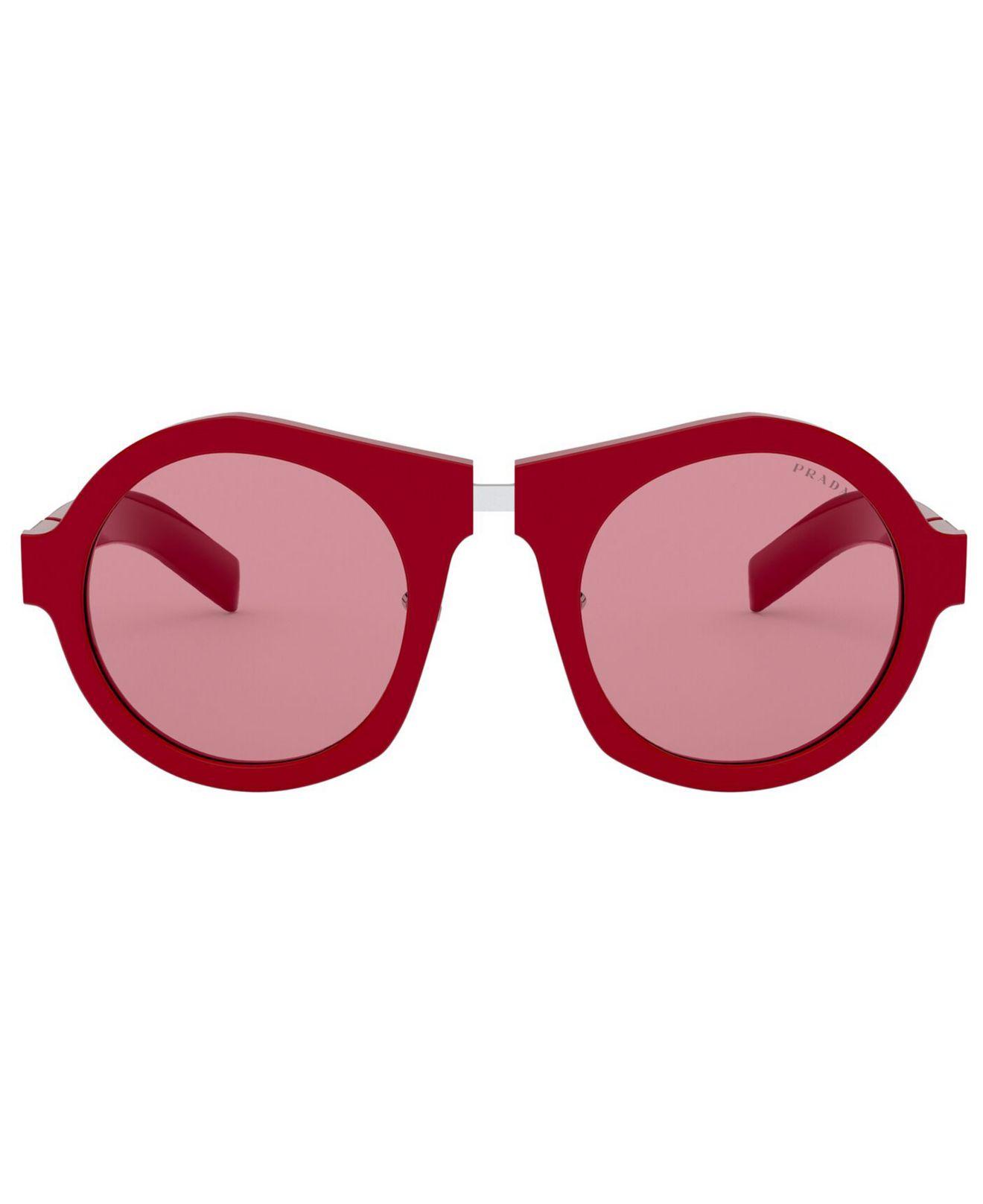 Prada Sunglasses, Pr 10xs in Red/Pink (Red) | Lyst