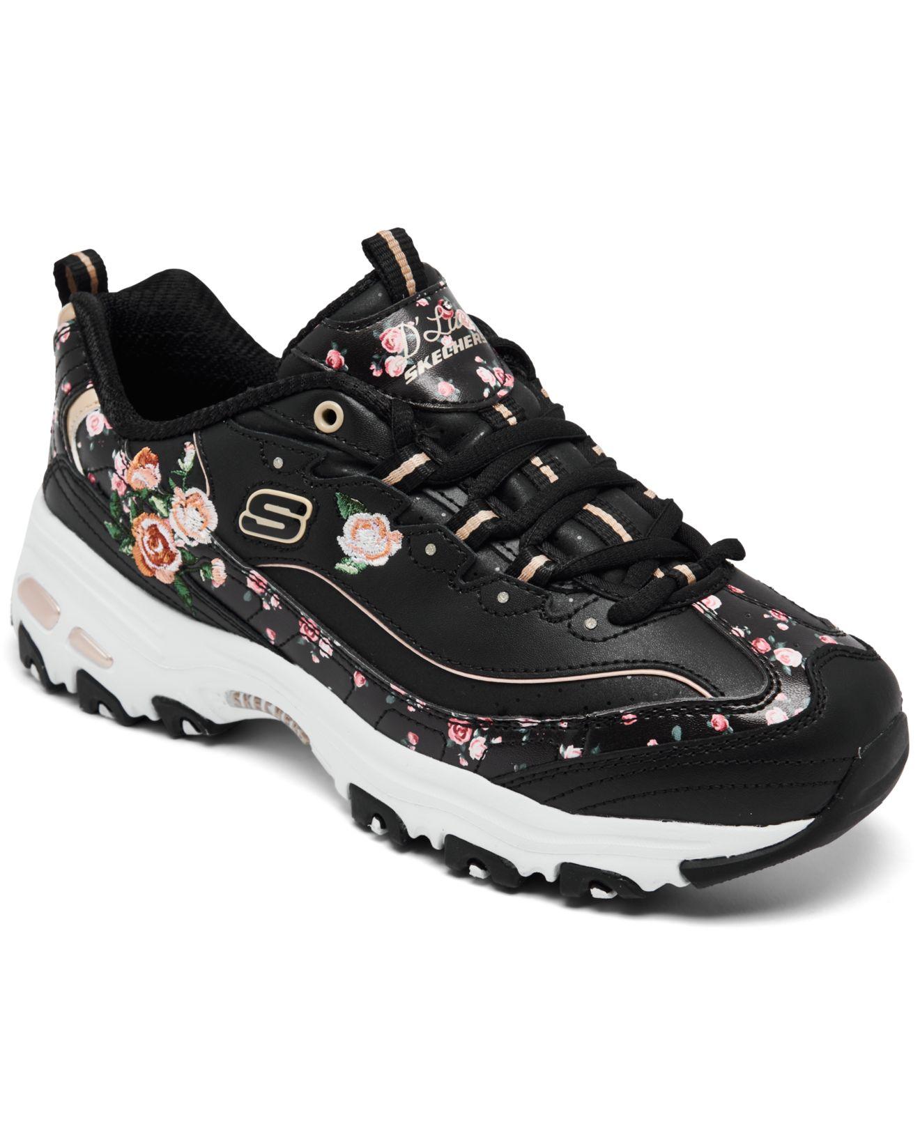 Skechers D'lites - Blooming Path Walking Sneakers From Finish Line