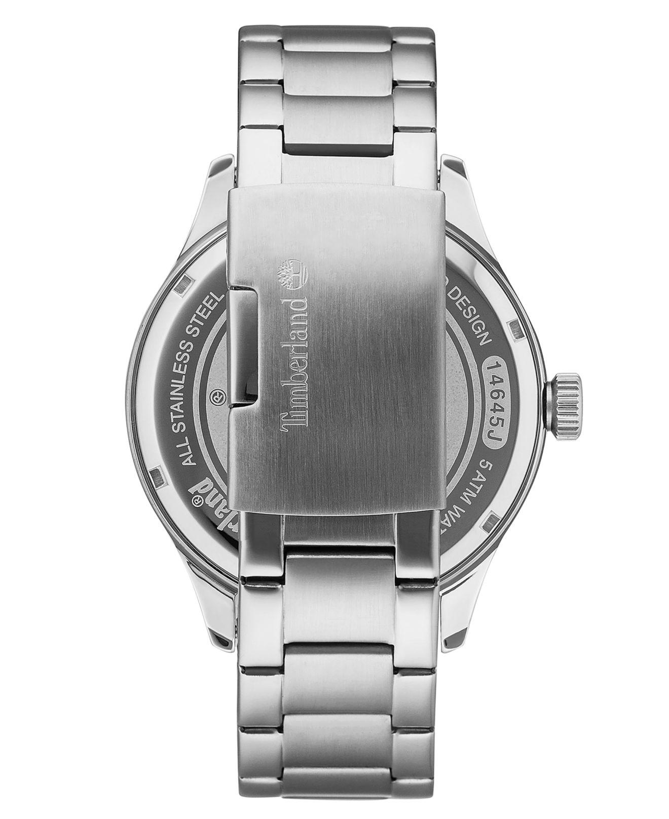 timberland stainless steel watch